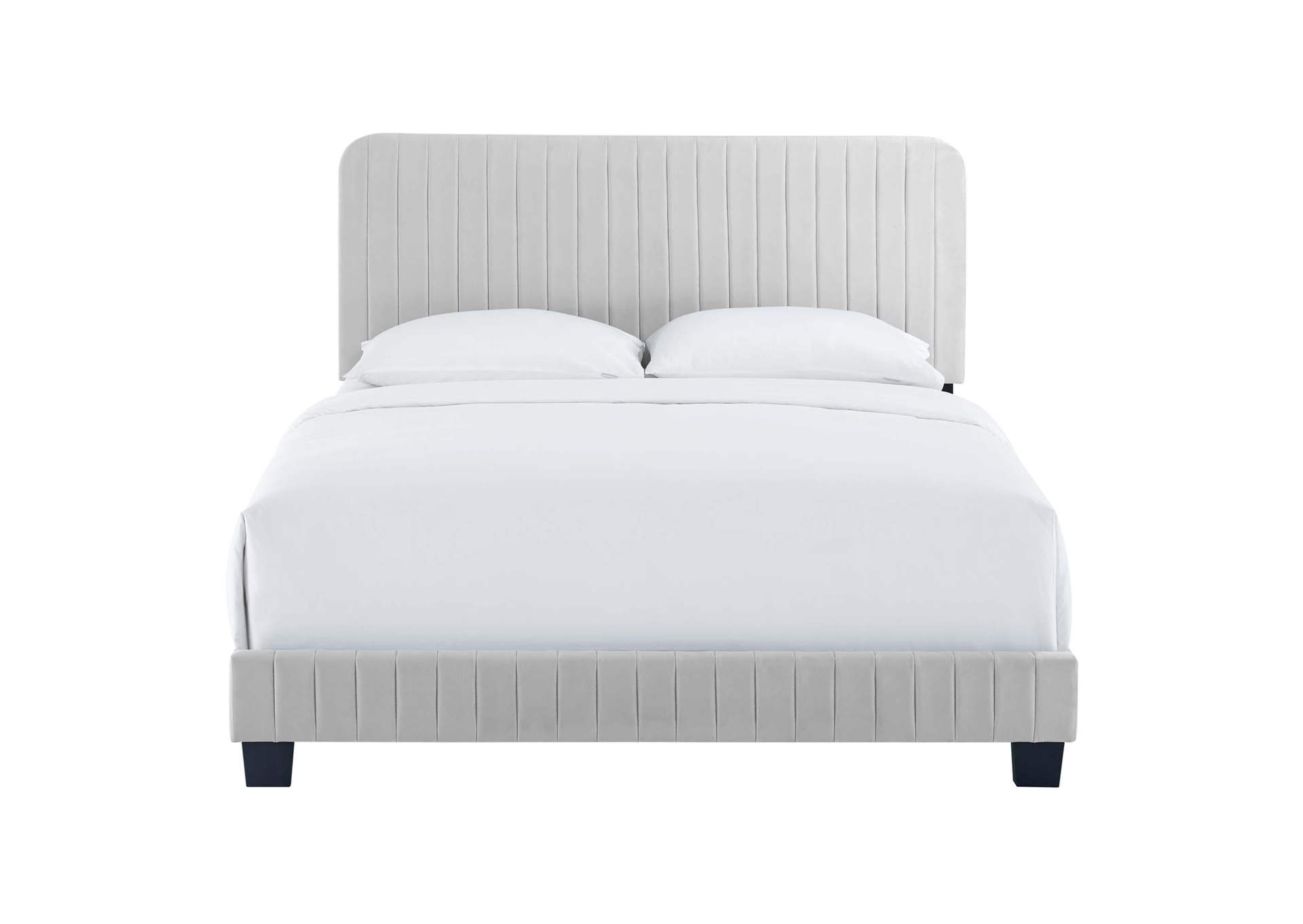 Celine Channel Tufted Performance Velvet Full Bed image 6