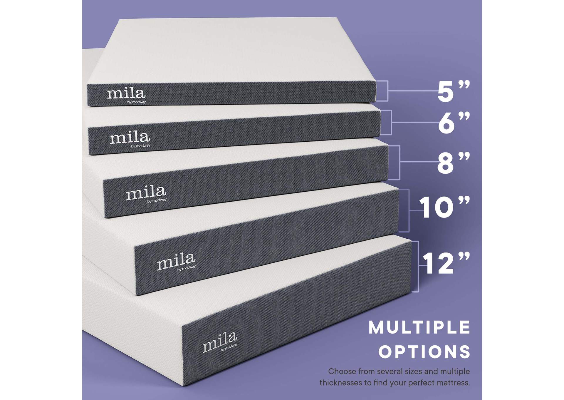 Mila 5 Inch Twin Mattress image 15
