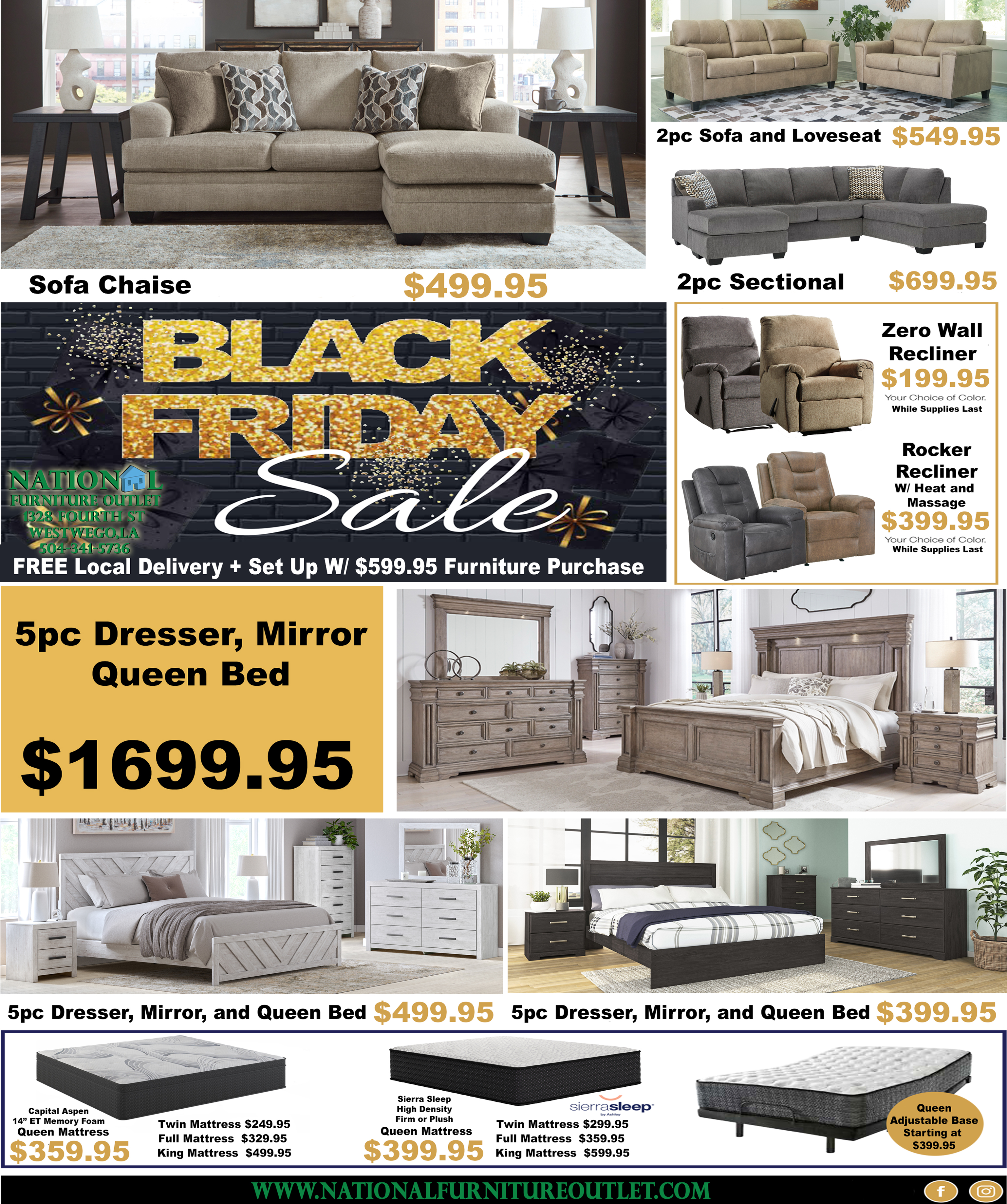 National Furniture Outlet: Fall Furniture Makeover Sale - Click to Download