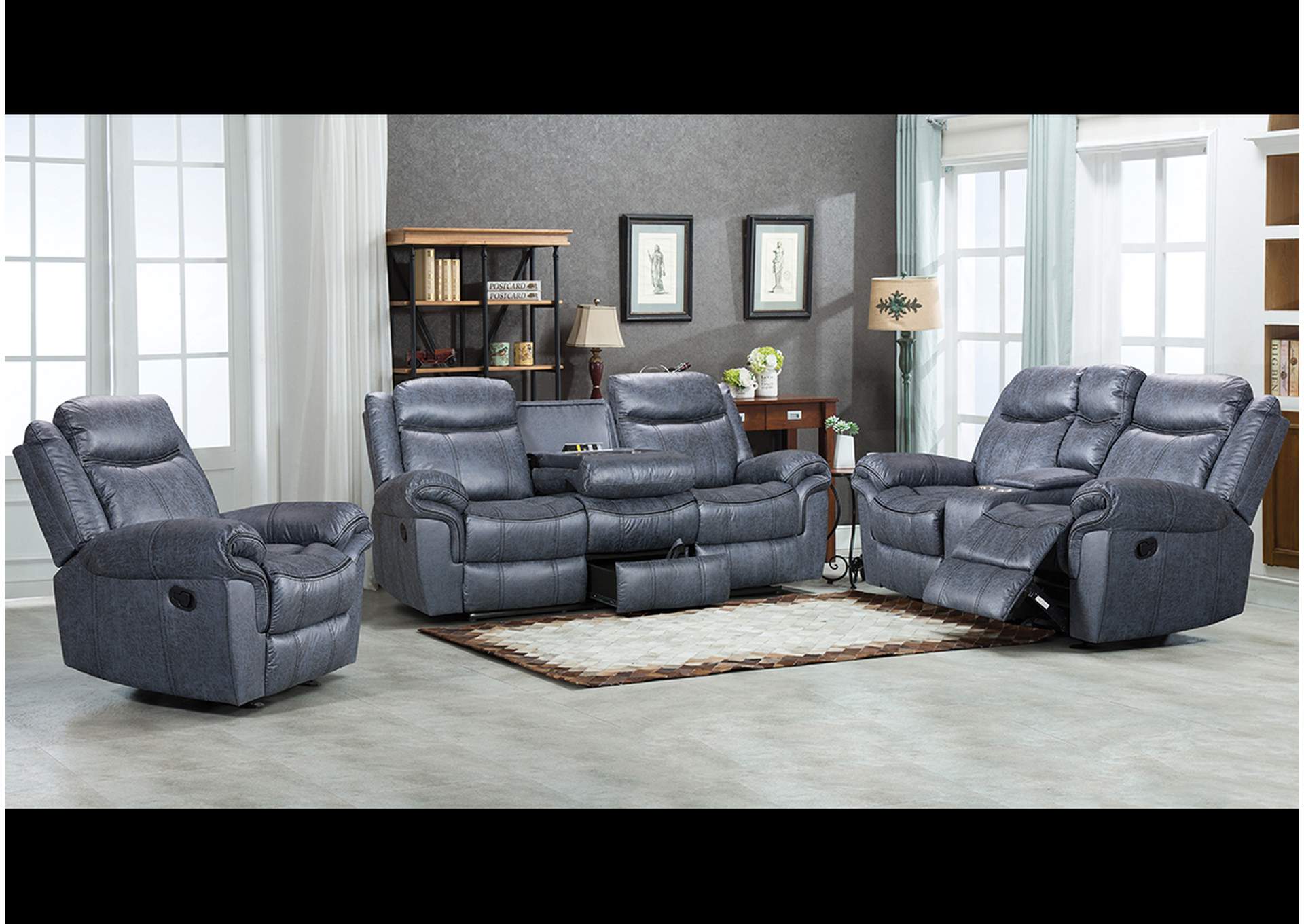 U106 Reclining Loveseat image 1