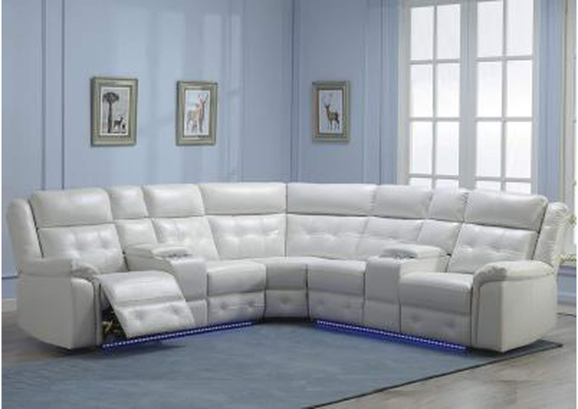 U44 3 Pc. Power Reclining Sectional image 1