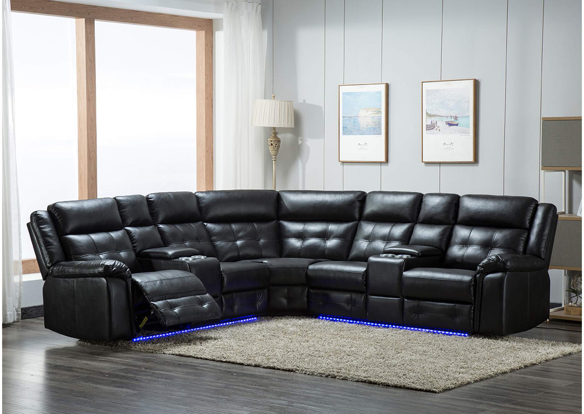 U46 3 Pc. Power Reclining Sectional image 1