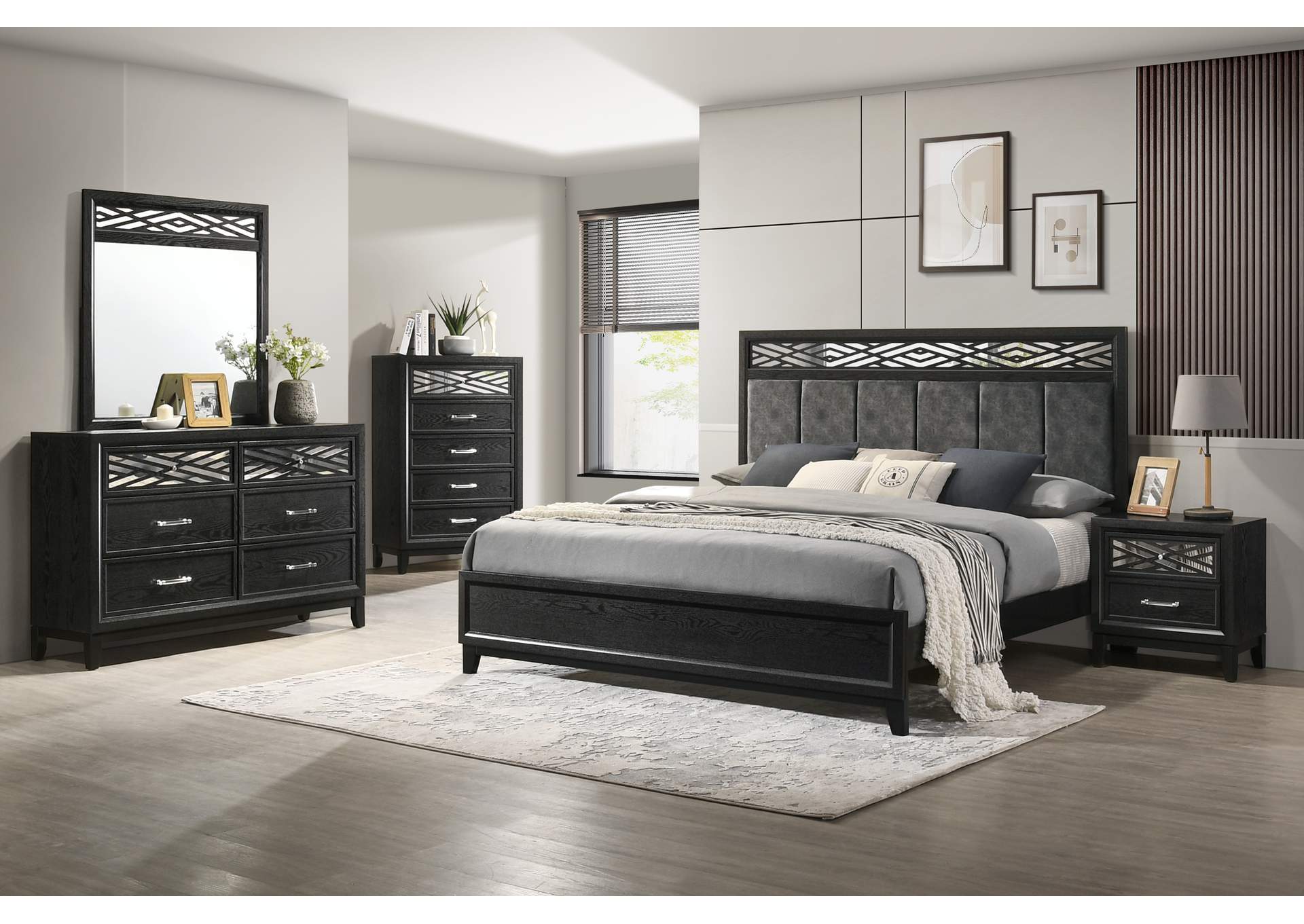 OBSIDIAN NIGHTSTAND - BLACK image 8