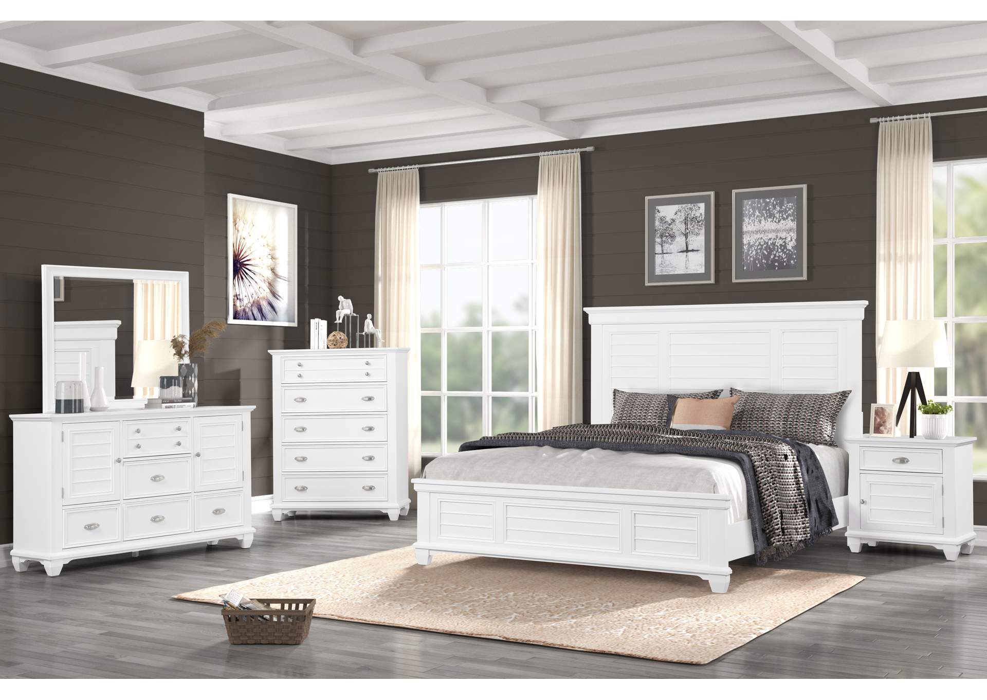 JAMESTOWN NIGHTSTAND - WHITE image 8