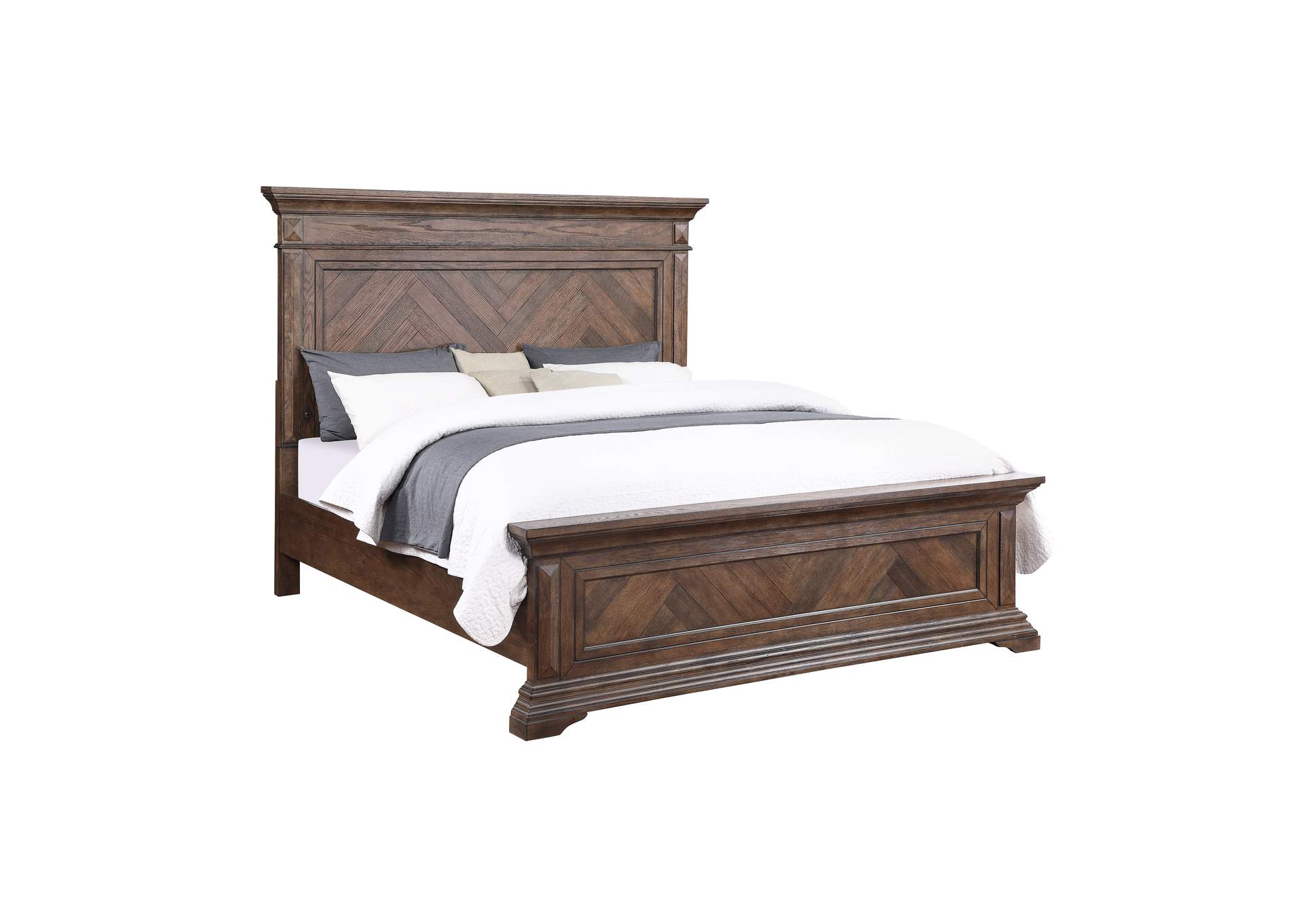 MAR VISTA CALIFORNIA KING BED - WALNUT