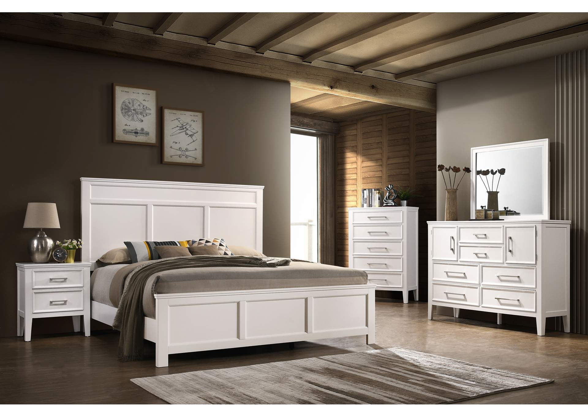ANDOVER NIGHTSTAND - WHITE image 7
