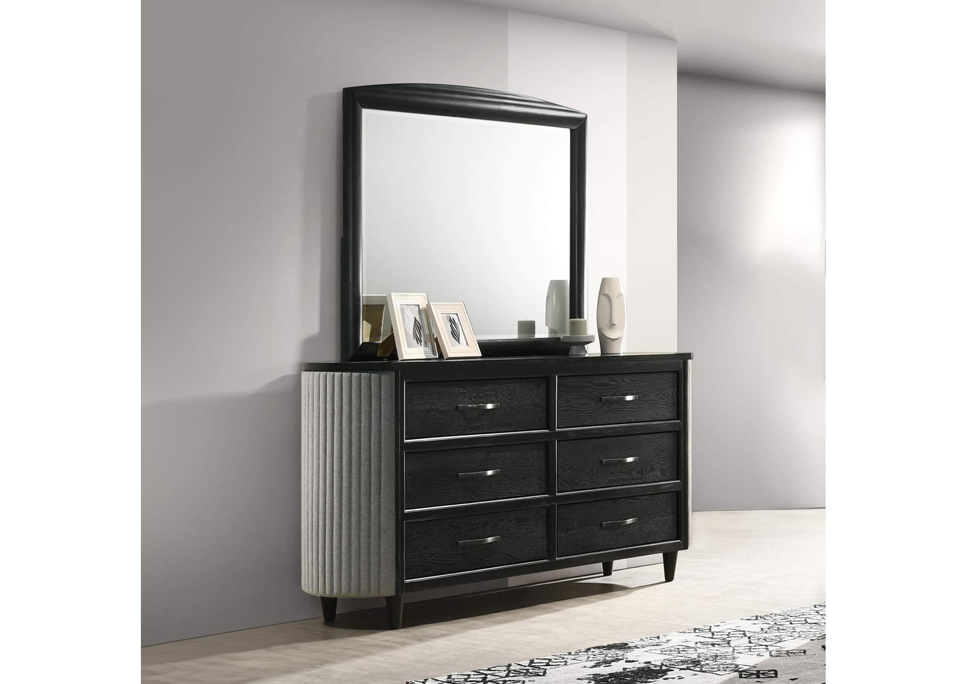 SKYLINE - DRESSER AND MIRROR image 1