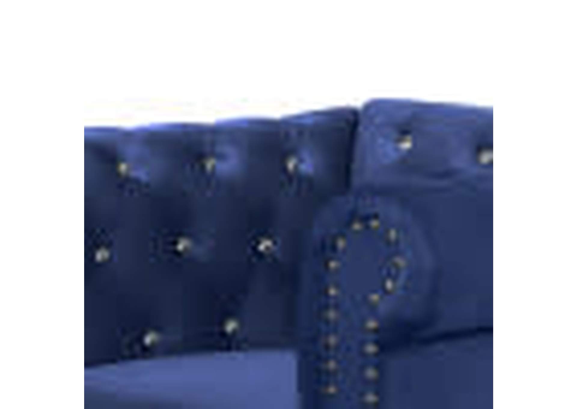 Emma Crystal Chair - Royal Blue