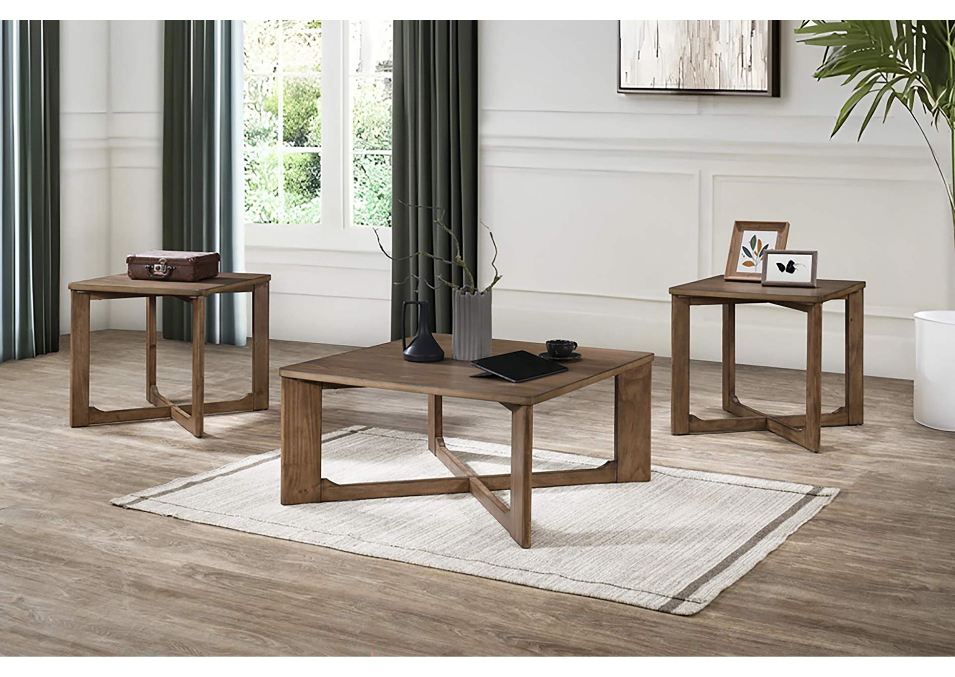 SWEENEY 3 PIECE OCCASIONAL SET - 1 COFFEE AND 2 END TABLES image 8