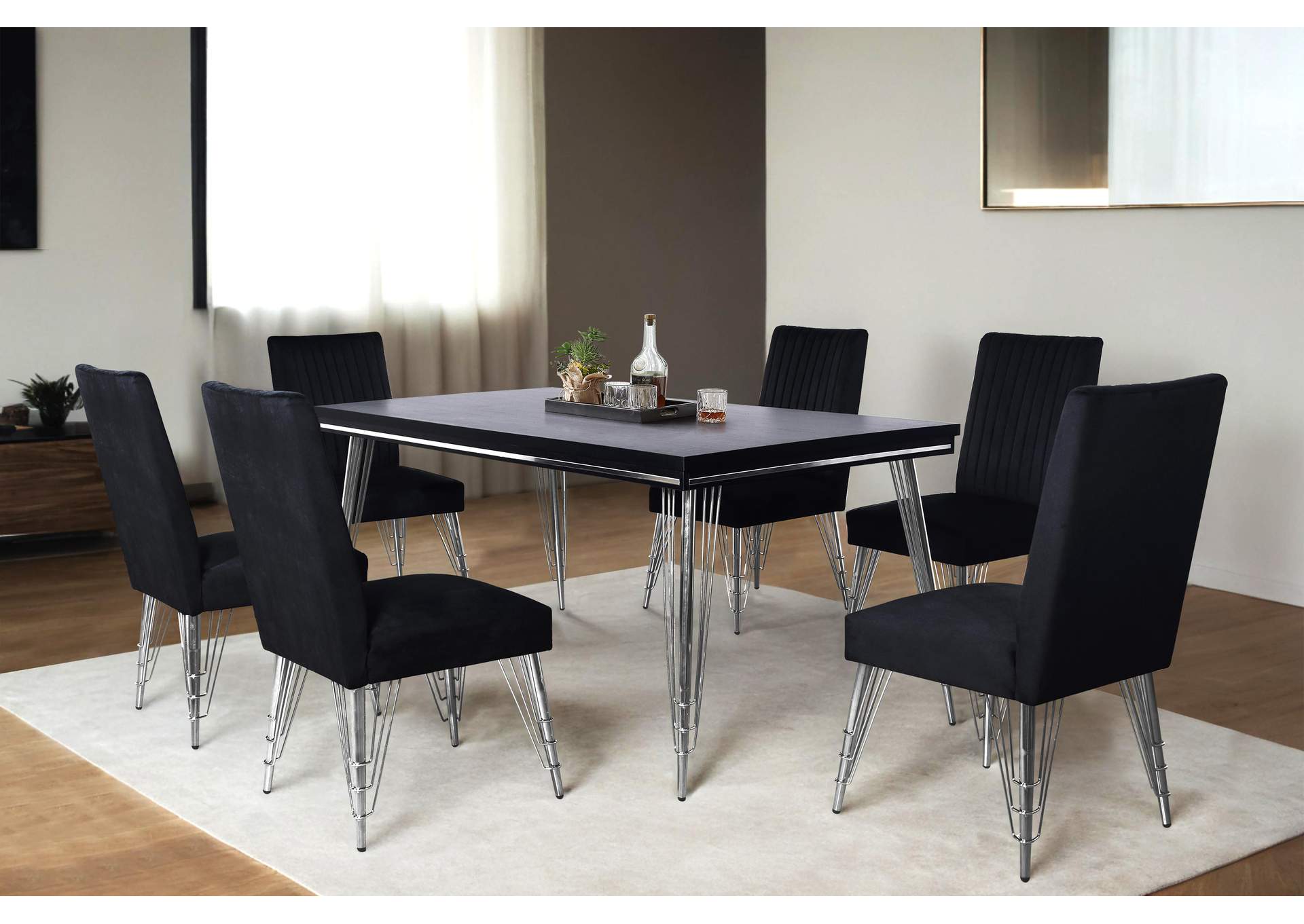 AVA DINING TABLE - BLACK image 7