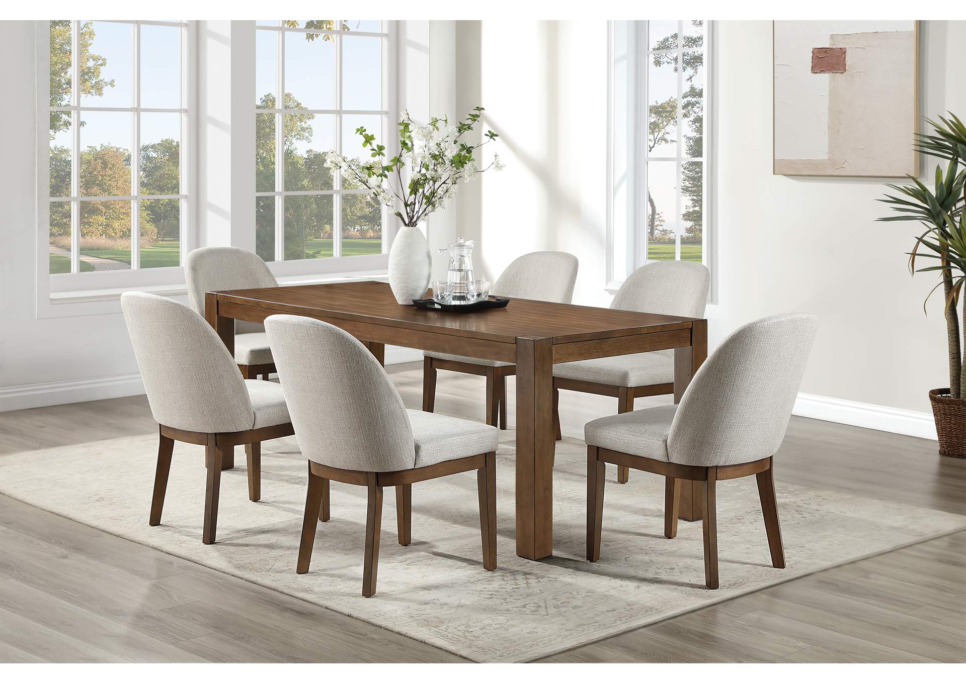 PHOENIX DINING CHAIR - 2 PER CARTON - CHESTNUT image 9