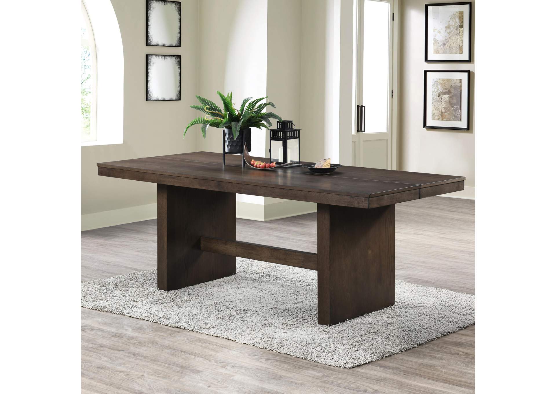 KODY 79" RECTANGLE FIXED - TOP DINING TABLE image 1
