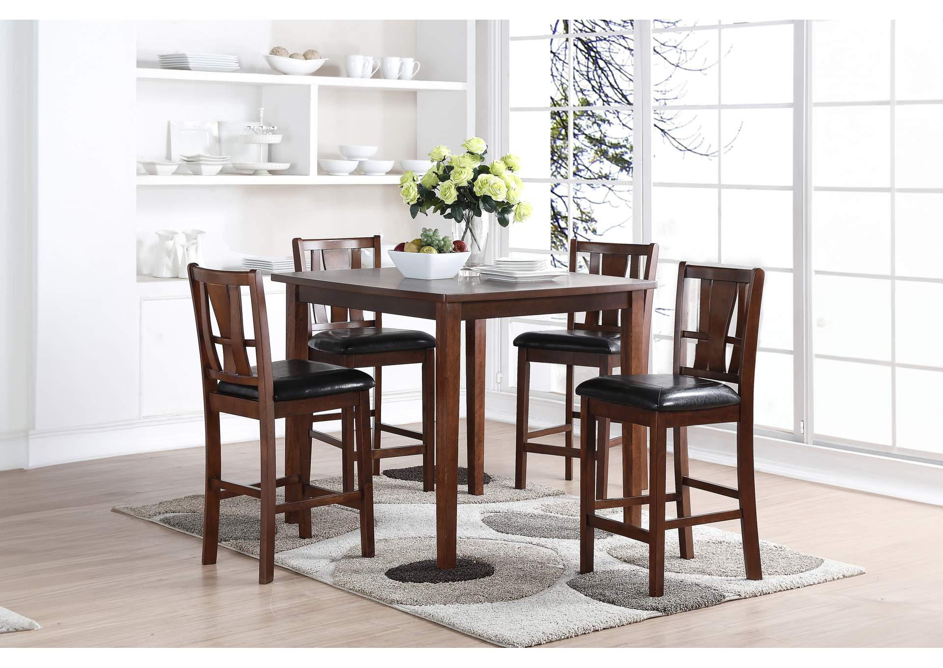 DIXON COUNTER DINING 5 PIECE SET - DARK ESPRESSO image 10