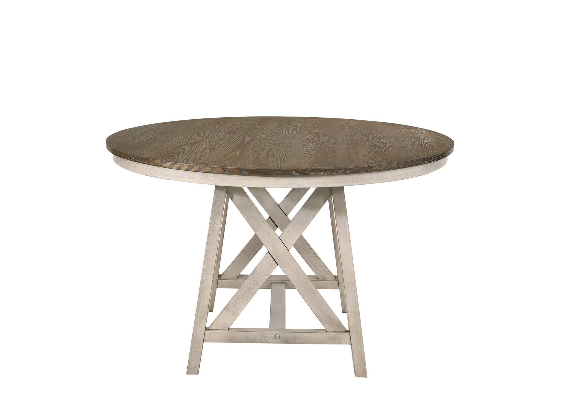 Somerset Round Table - Vintage - White