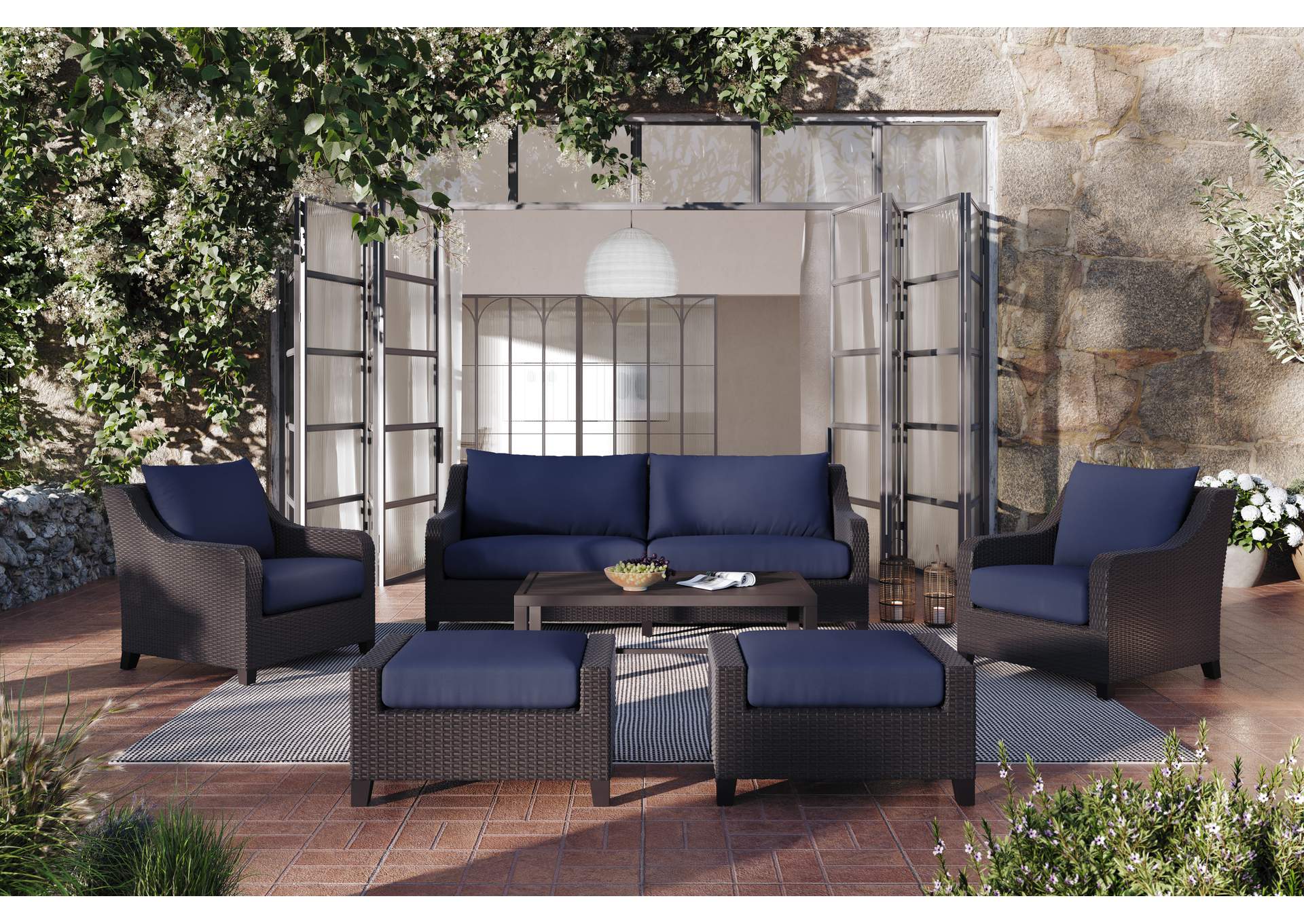 SKYE CLUB CHAIR - 2 PER CARTON - BLUE image 7
