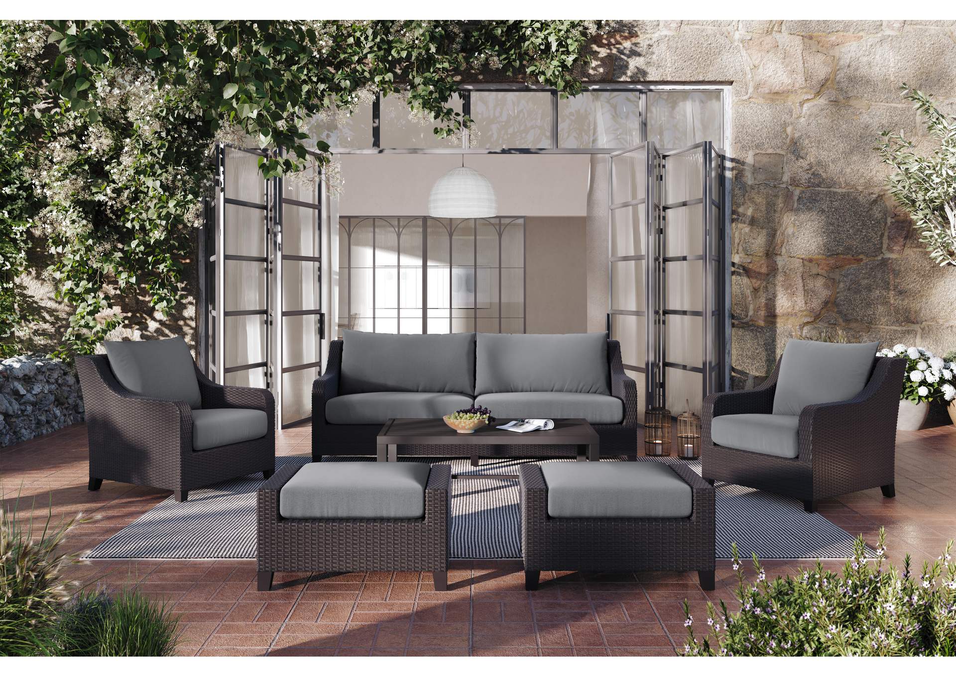 SKYE CLUB CHAIR - 2 PER CARTON - GRAY image 7