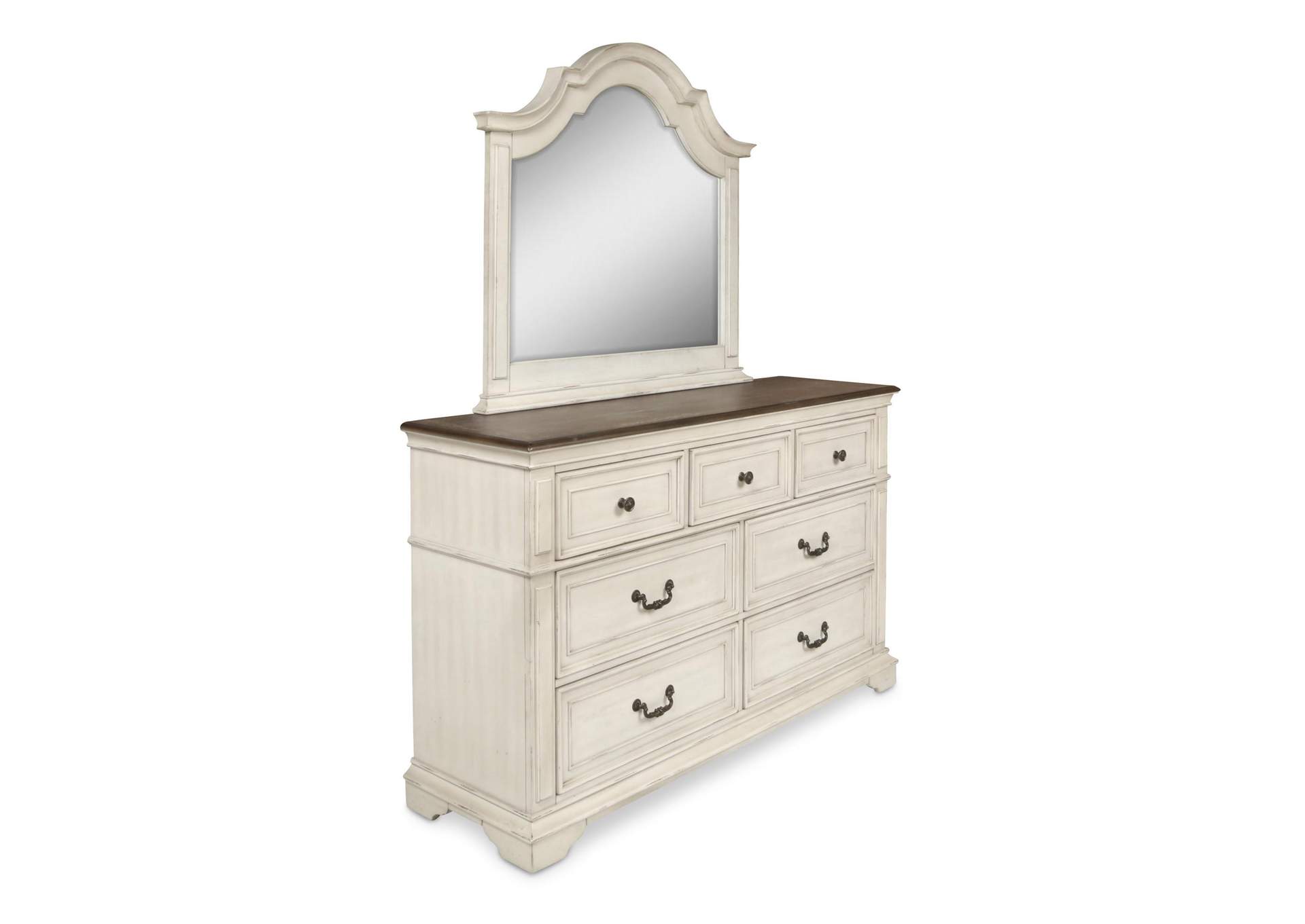 ANASTASIA MIRROR - ANT. - WHITE image 1