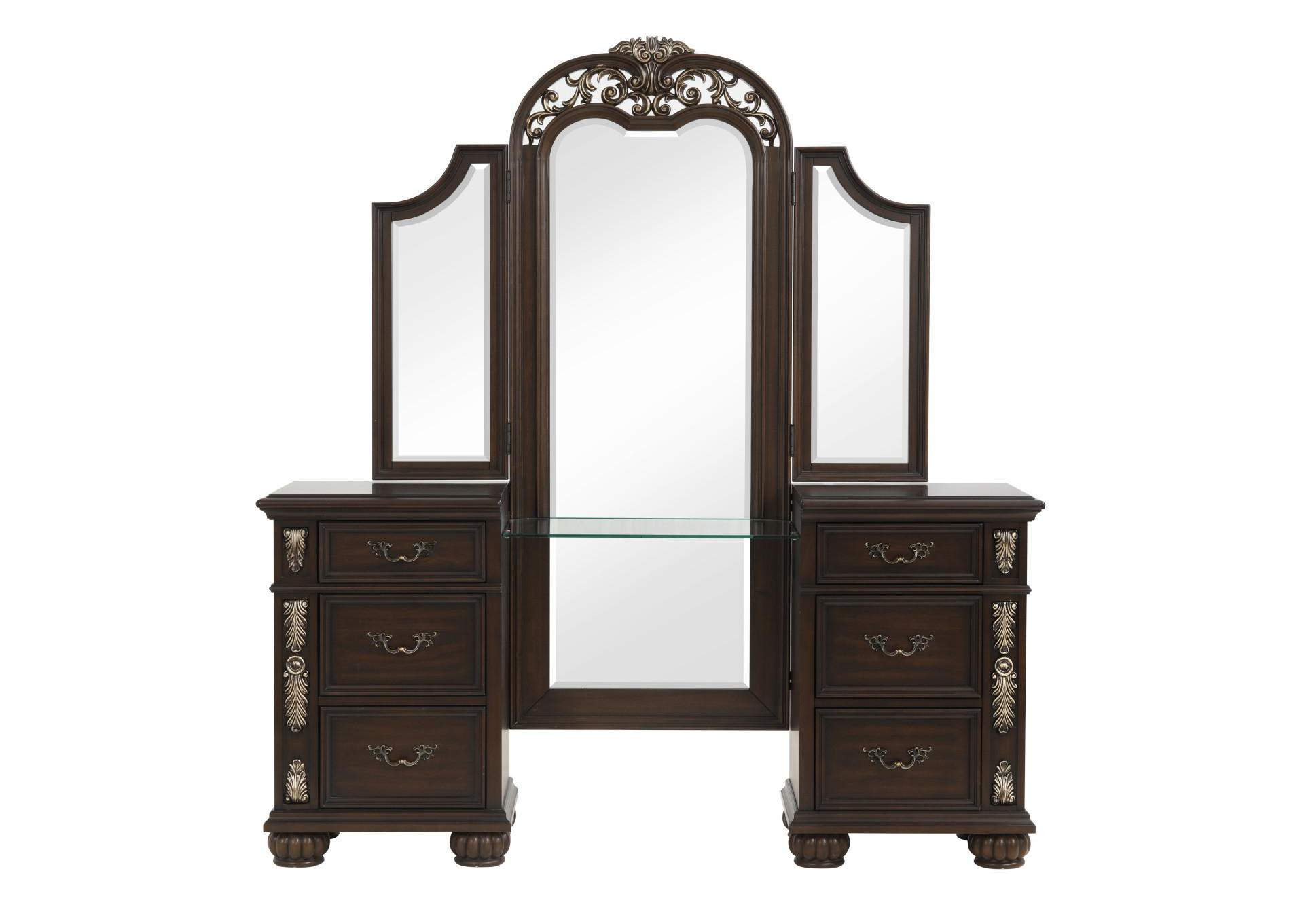 MAXIMUS VANITY TABLE MIRROR - MADEIRA image 3