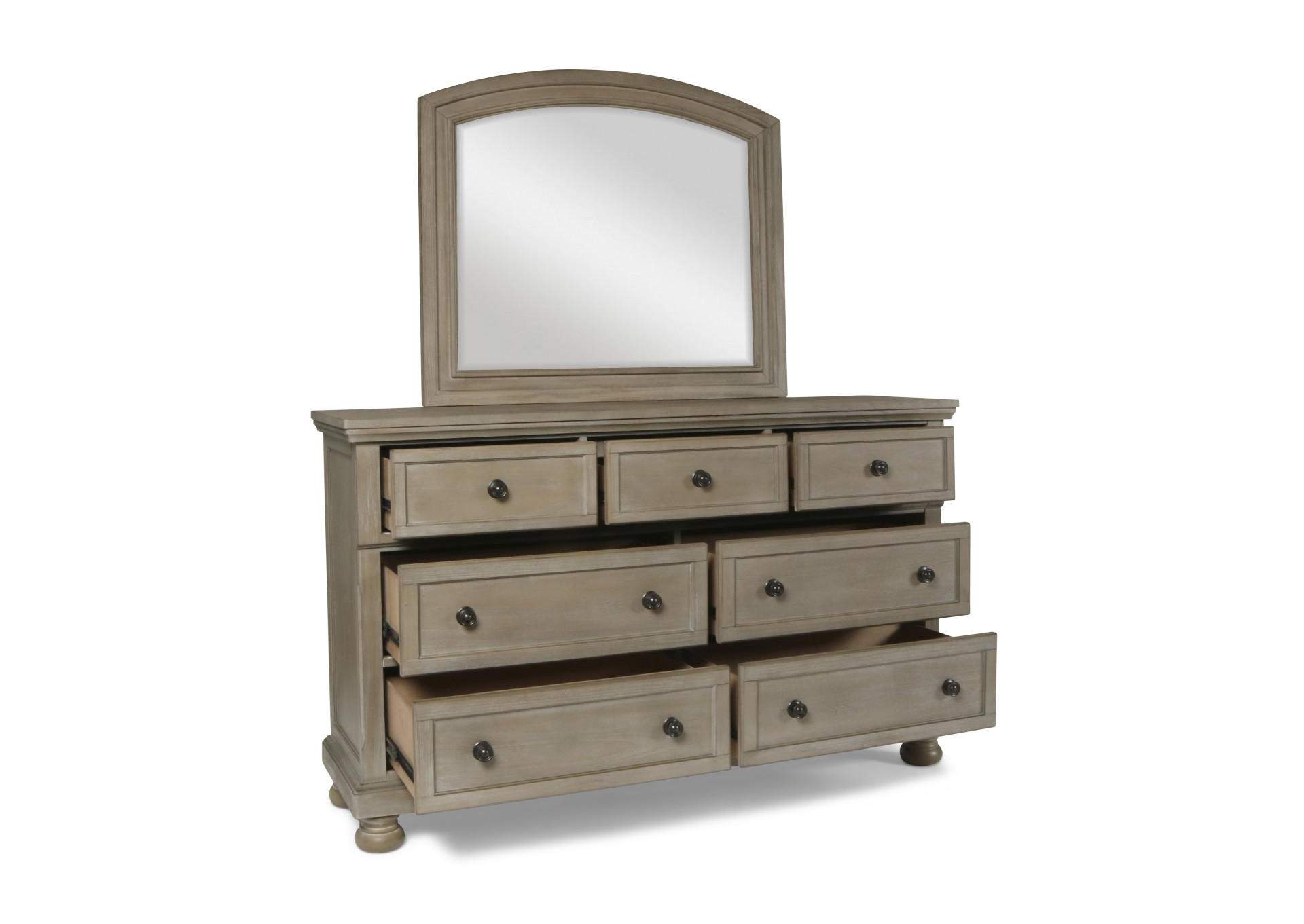 ALLEGRA MIRROR - PEWTER image 4