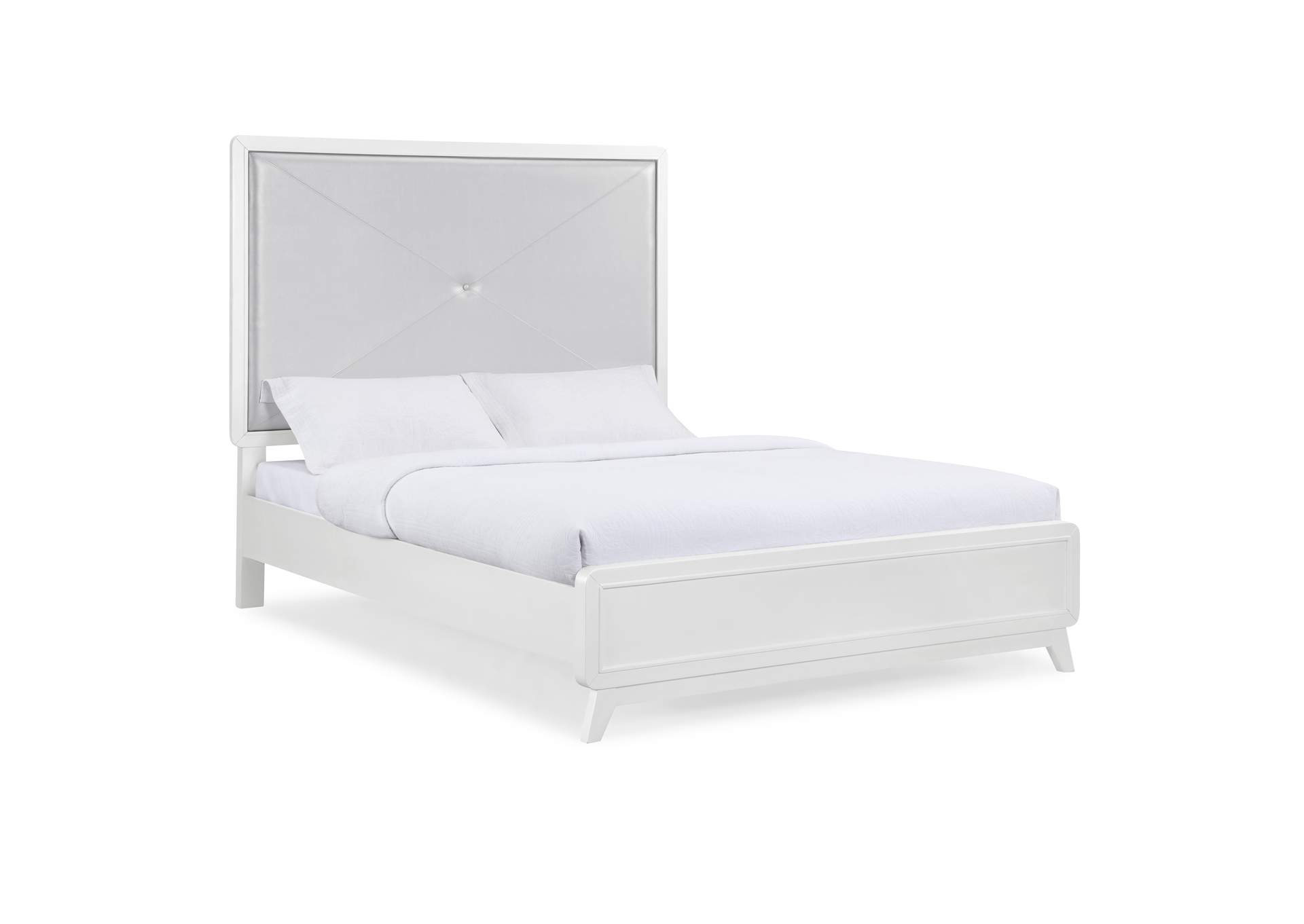 Skylar Queen Bed 5pc Bed,Dresser,Mirror,Nightstand,Chest Ivory