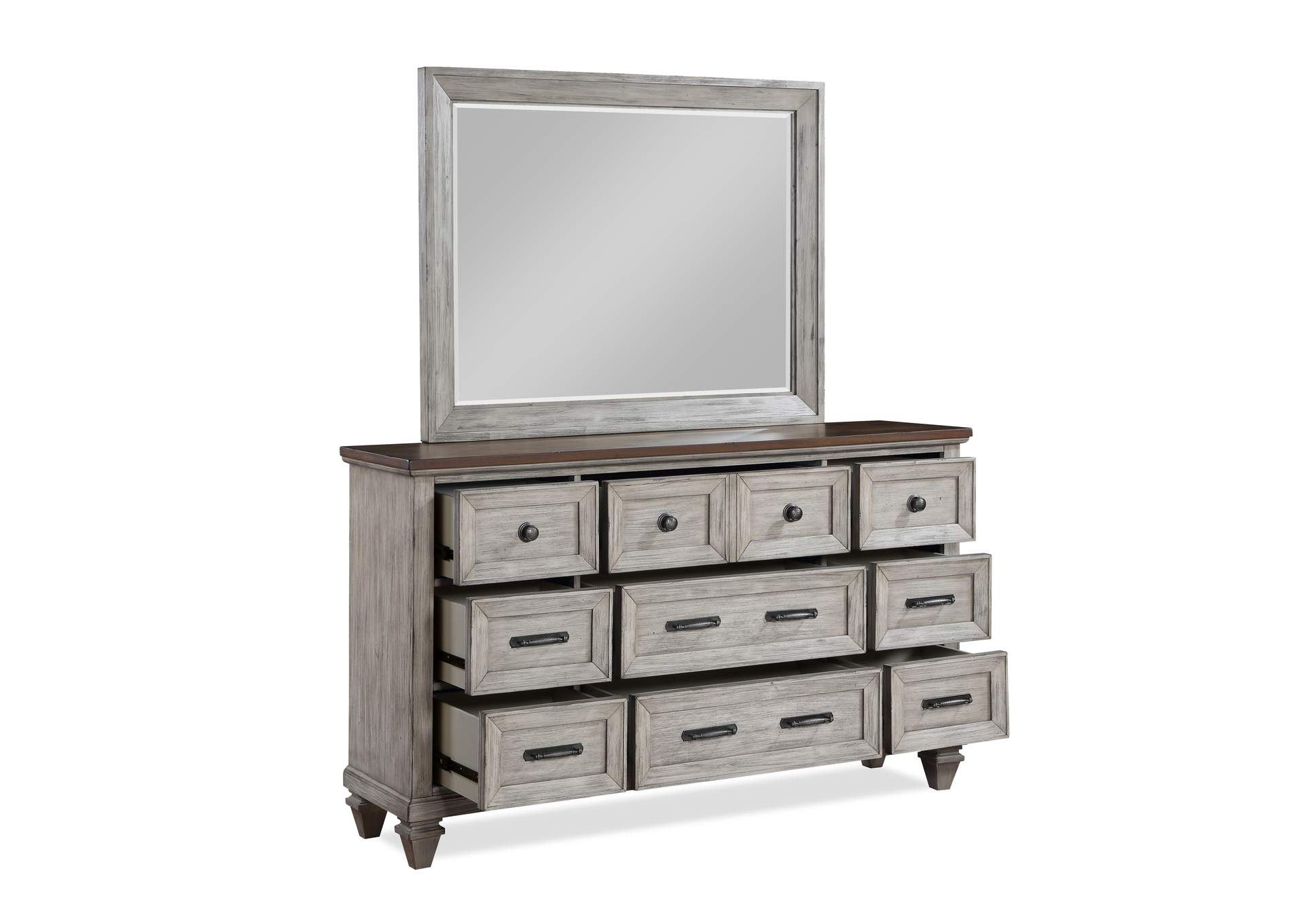 Marianna California King 4pc Bed,Dresser,Mirror,Chest image 25