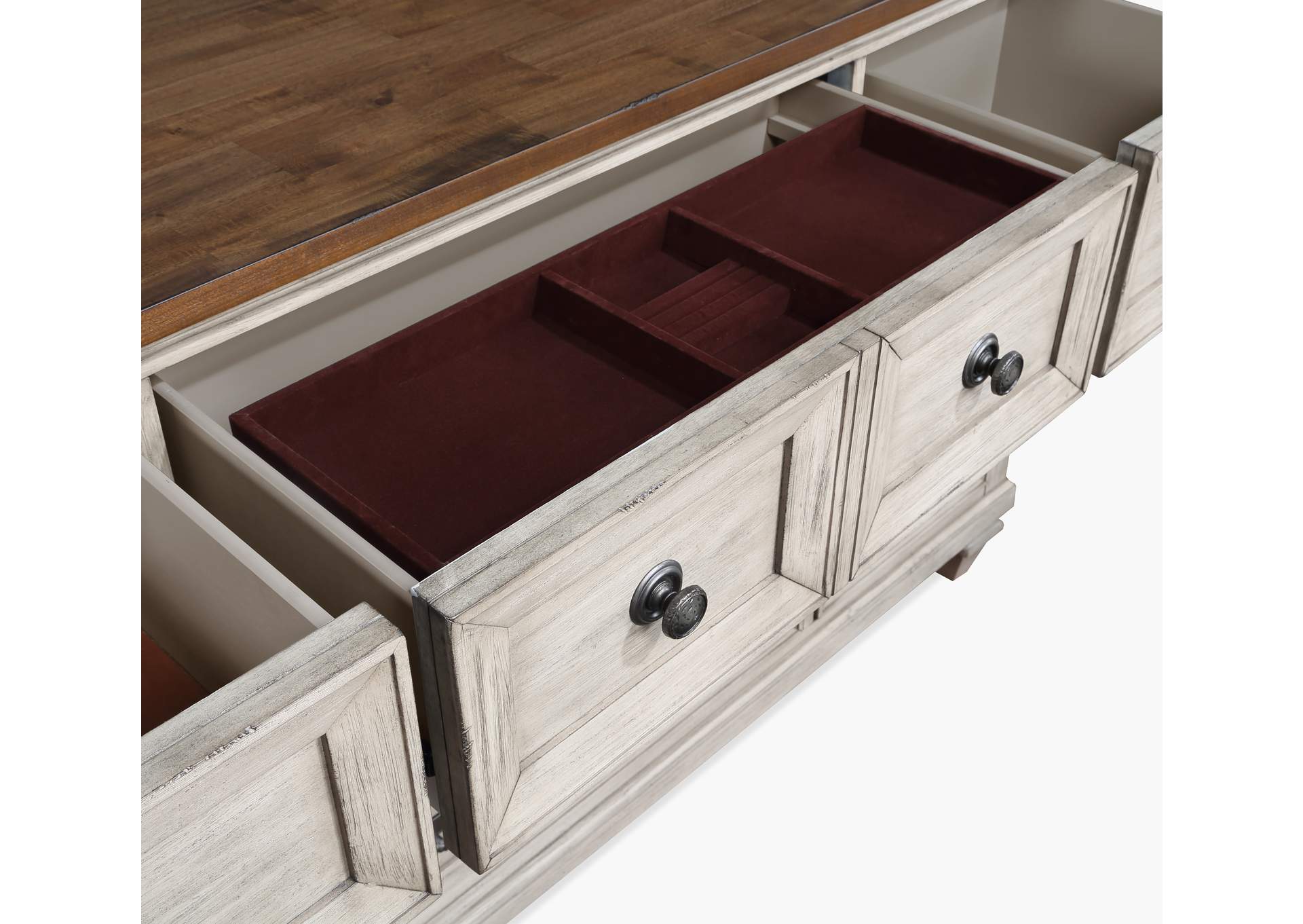 Marianna California King 4pc Bed,Dresser,Mirror,Chest image 27