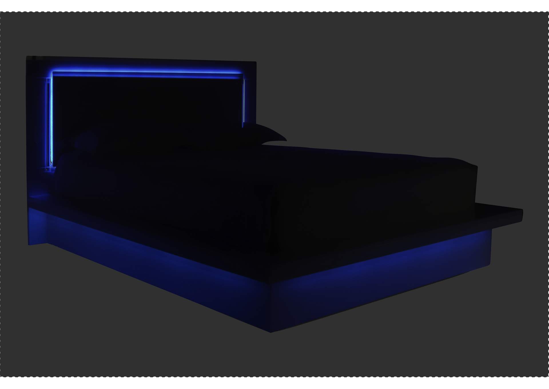 Sapphire King Bed 4pc Bed,Dresser,Mirror,Chest image 6
