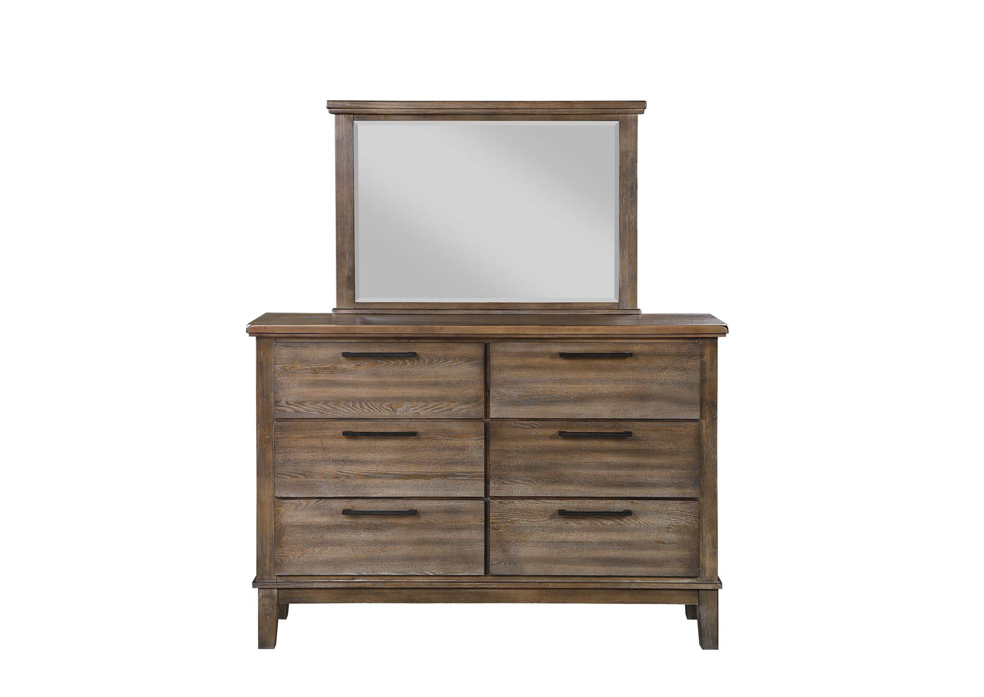 Cagney California King 4pc Bed,Dresser,Mirror,ChestGray image 28