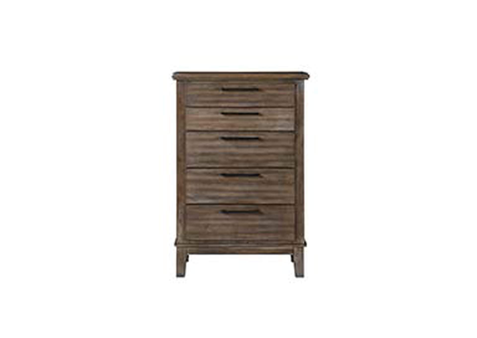 Cagney California King 4pc Bed,Dresser,Mirror,ChestGray image 18