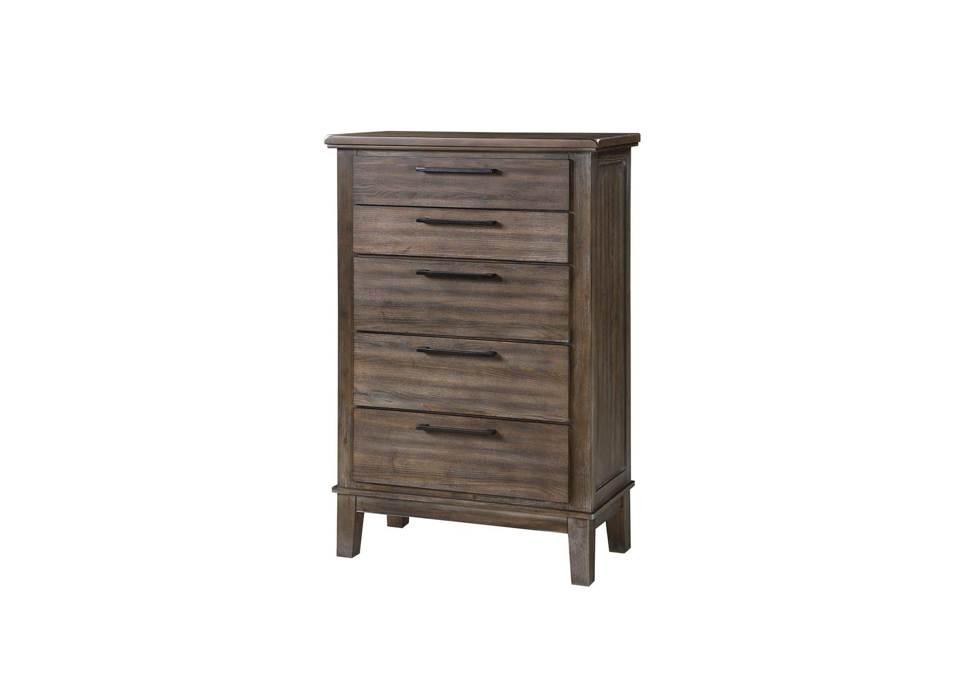 Cagney California King 4pc Bed,Dresser,Mirror,ChestGray image 19