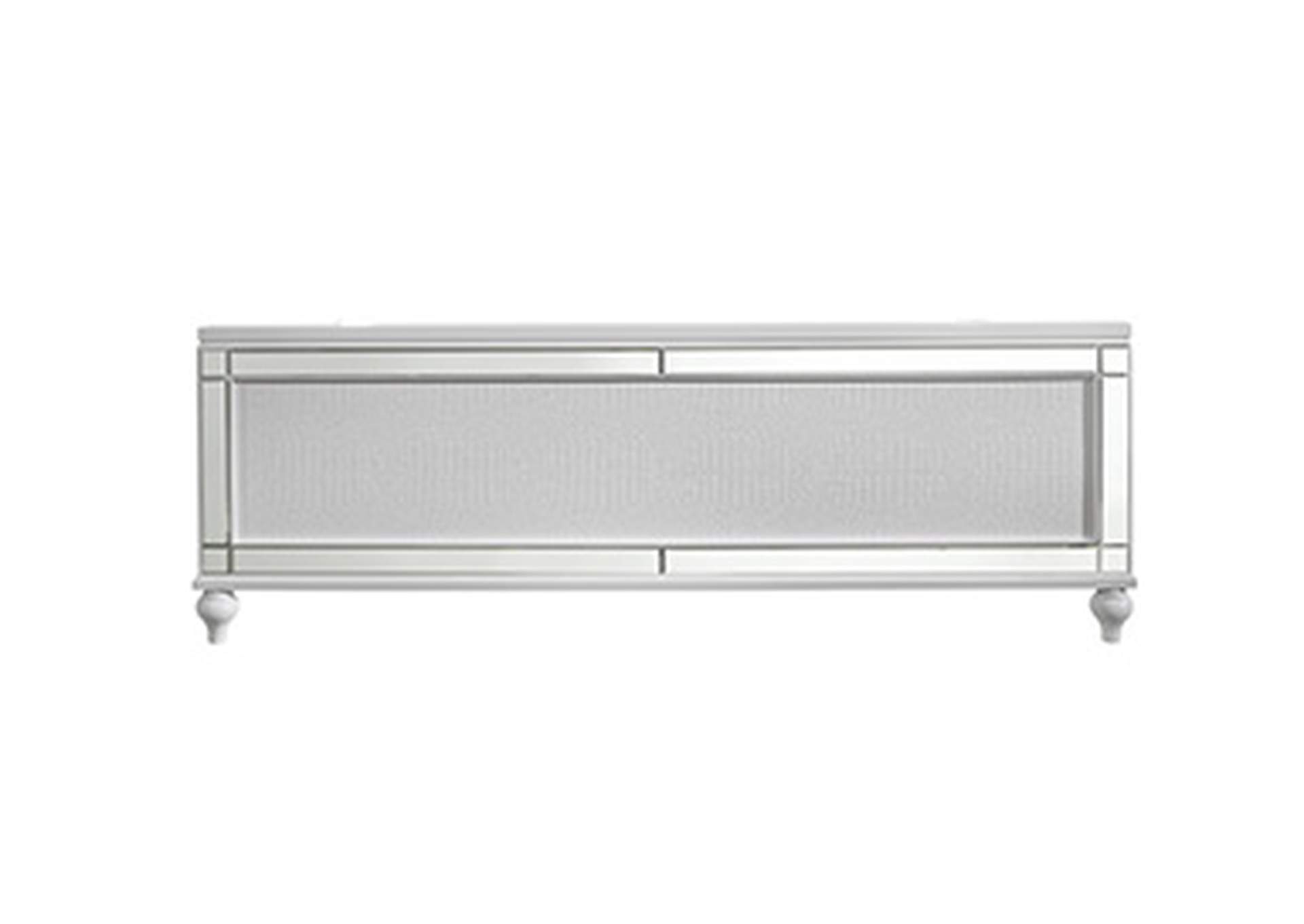 Valentino King Bed 5pc Bed,Dresser,Mirror,Nightstand,Chest White image 14