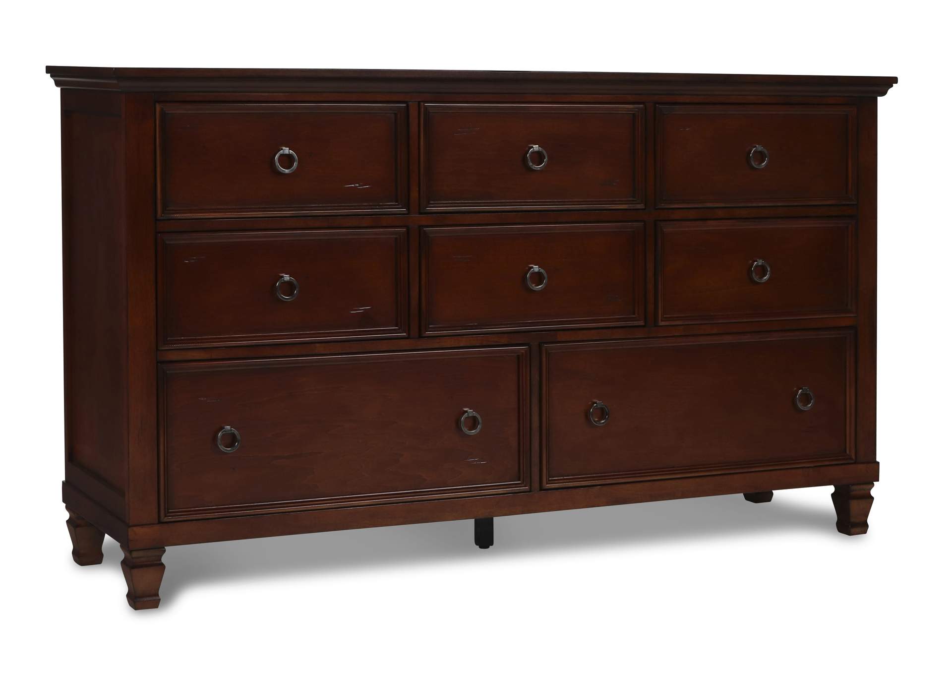Tamarack Queen Bedueen 4pc Bed,Dresser,Mirror,NightstandBrn Cherry image 29