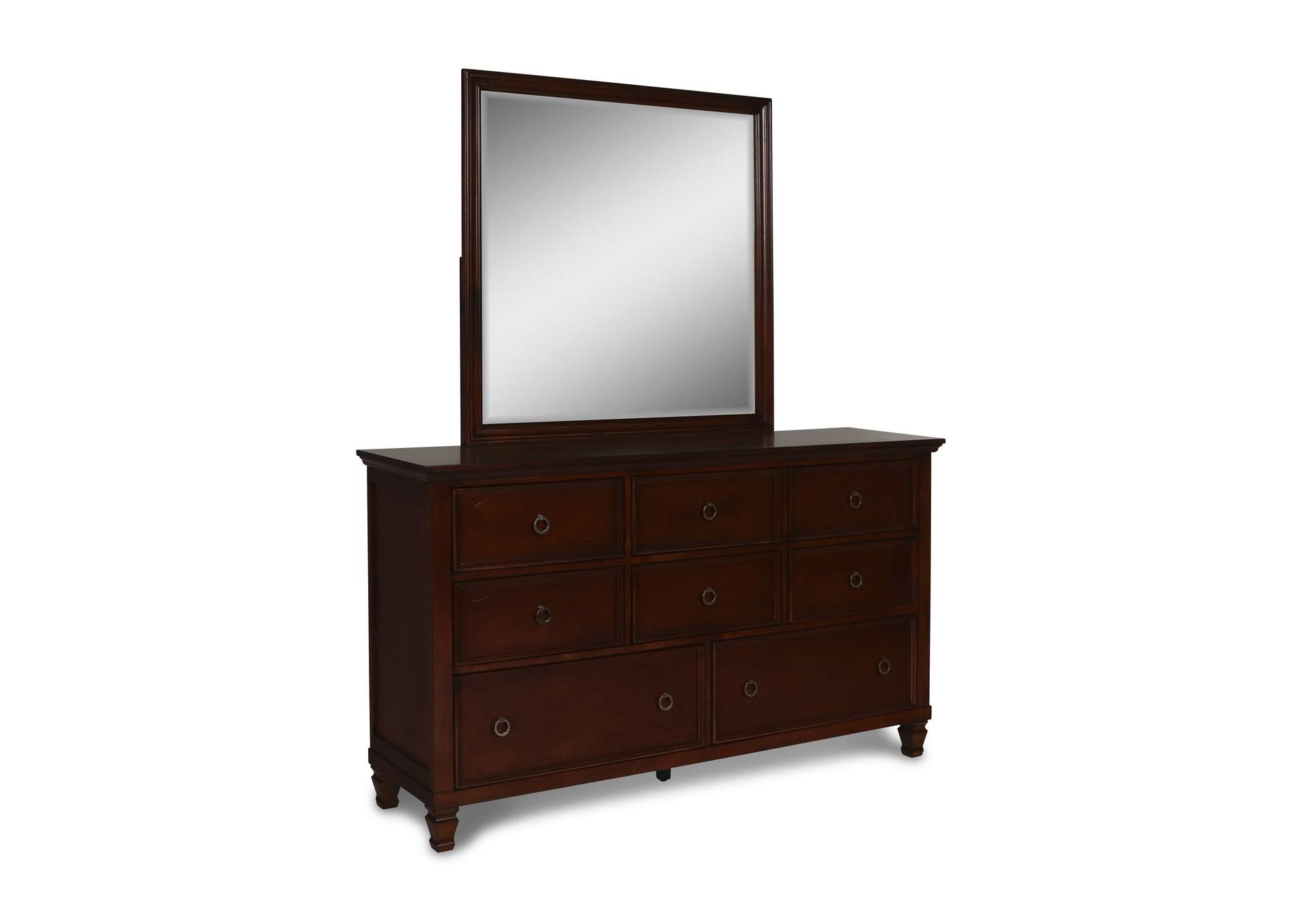 Tamarack Queen Bedueen 4pc Bed,Dresser,Mirror,NightstandBrn Cherry image 37