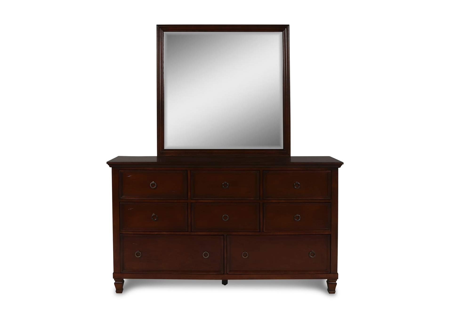 Tamarack Queen Bedueen 4pc Bed,Dresser,Mirror,NightstandBrn Cherry image 39