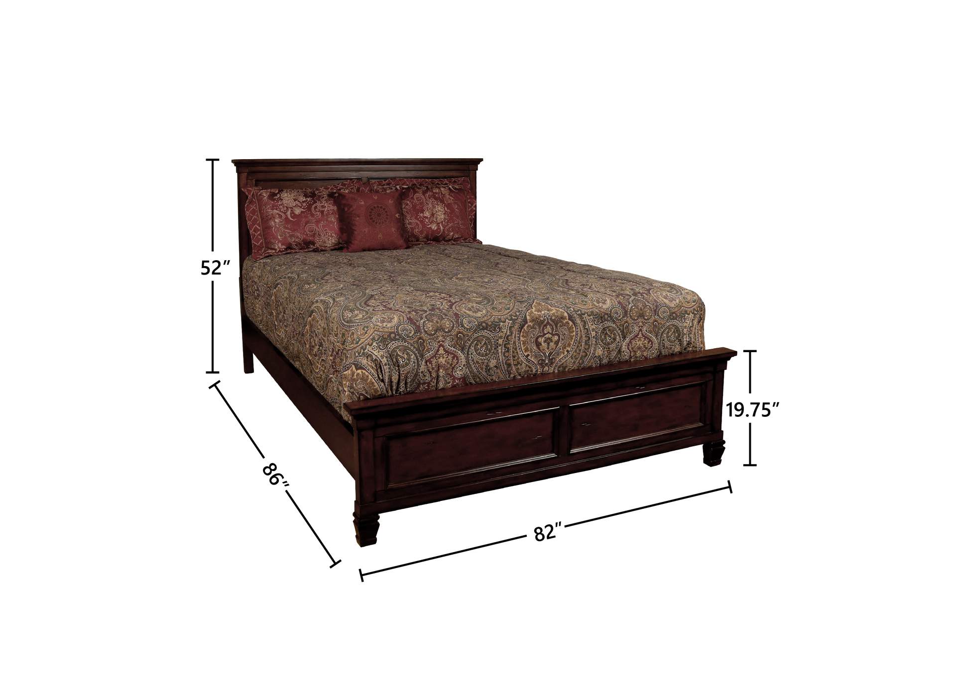 Tamarack Queen Bedueen 4pc Bed,Dresser,Mirror,NightstandBrn Cherry image 20