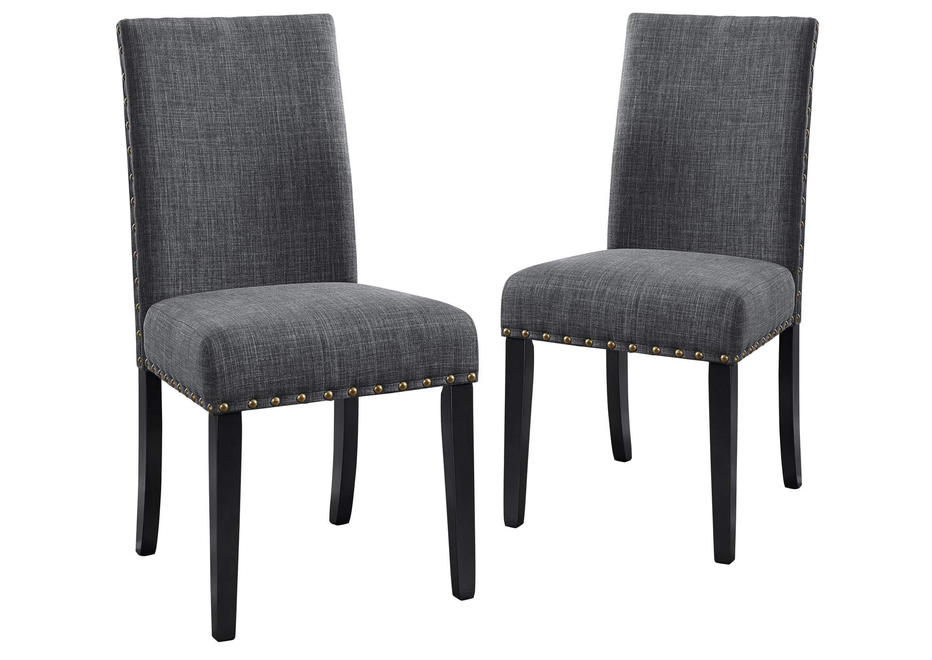 CRISPIN 48" ROUND DINING TABLE & 2 GRANITE CHAIRS