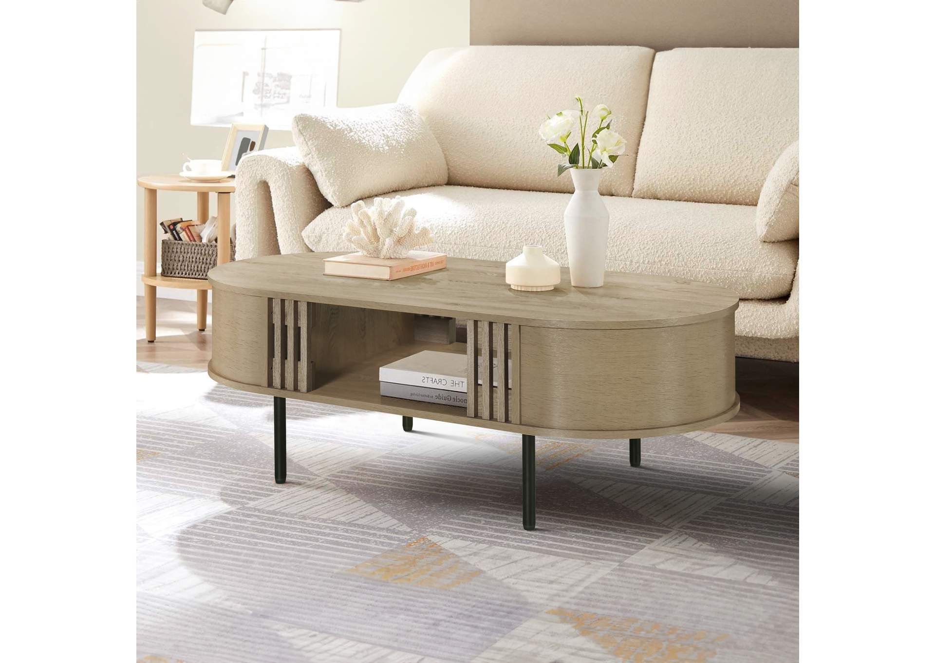 Brax Cocktail Table - Natural