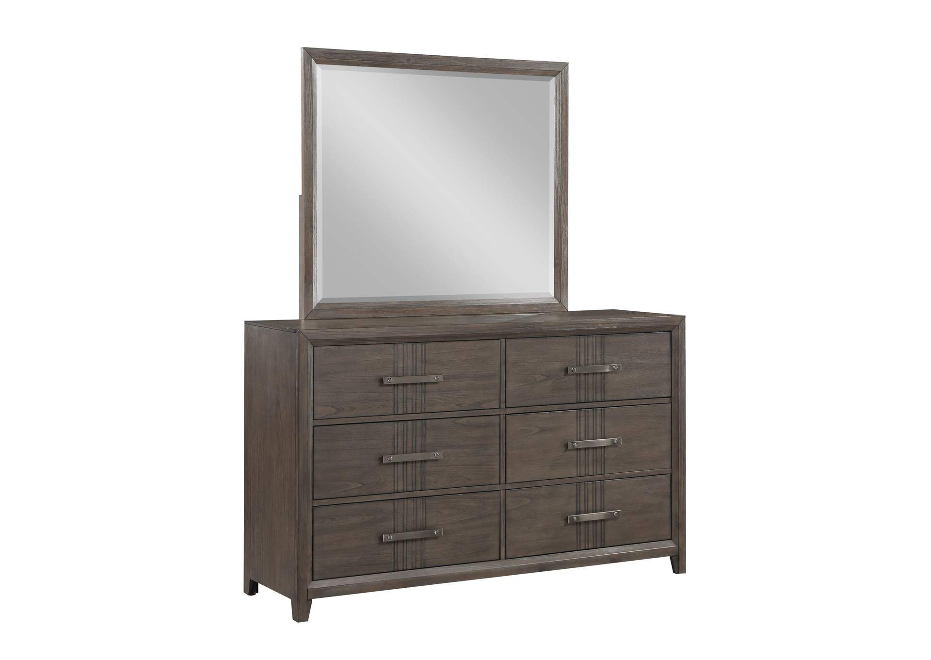 Landon Mirror - Walnut