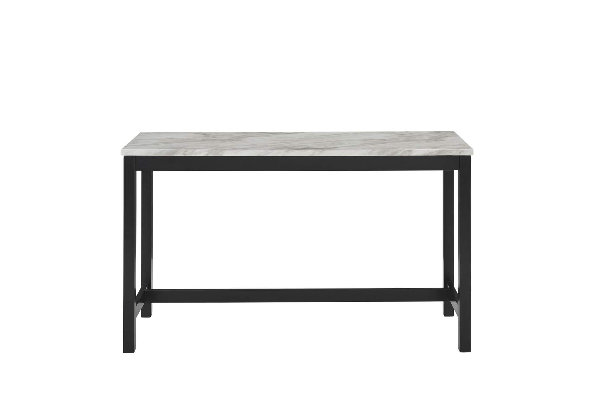 Celeste Theater Bar Table With 3 Stools - Black