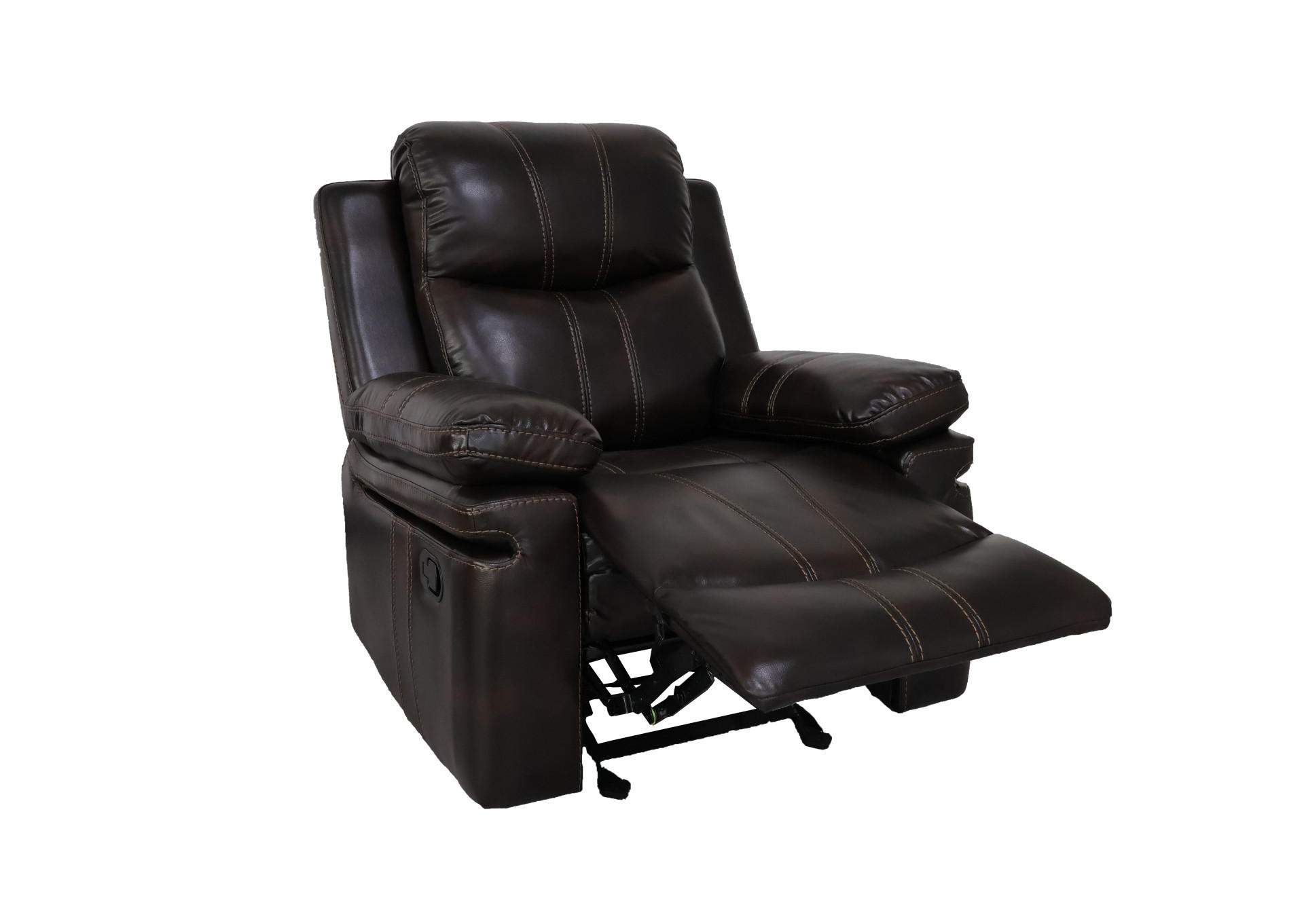 Kellen Glider Recliner With Power Foot Rest - Brown