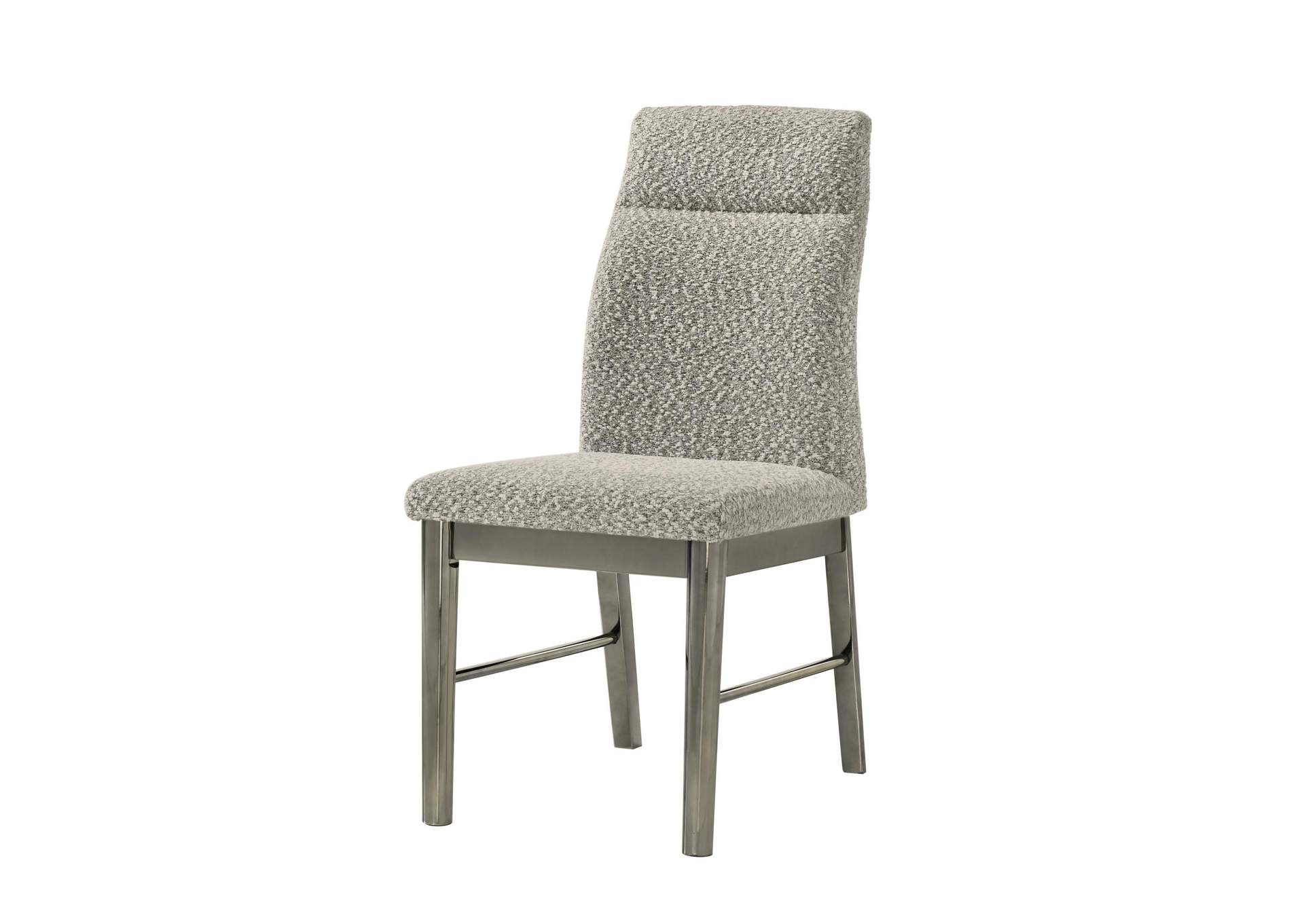 LENNOX UPHOLSTERED SIDE CHAIR - 2 PER CARTON - GRAY image 1