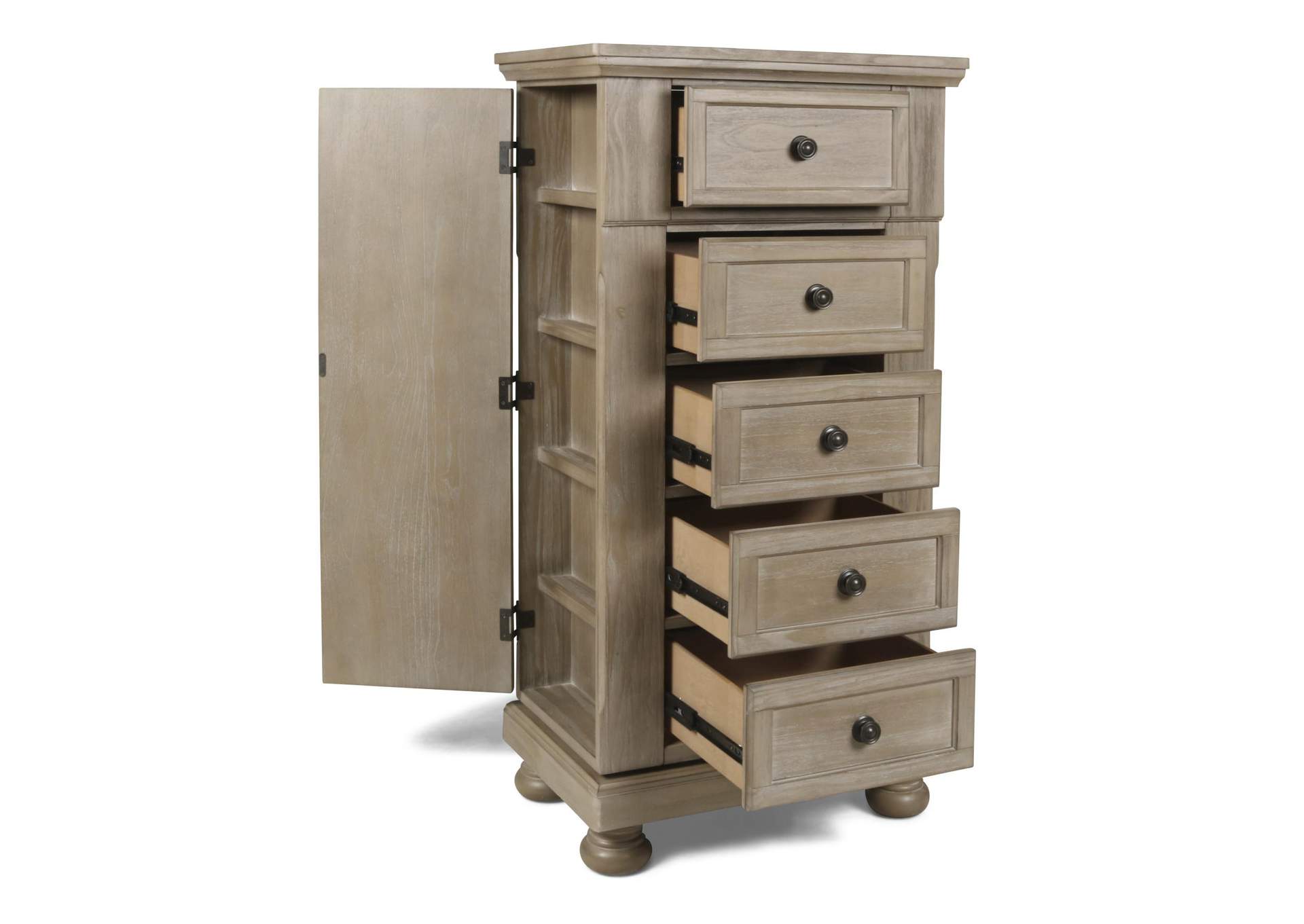 ALLEGRA SWIVEL CHEST - PEWTER image 4