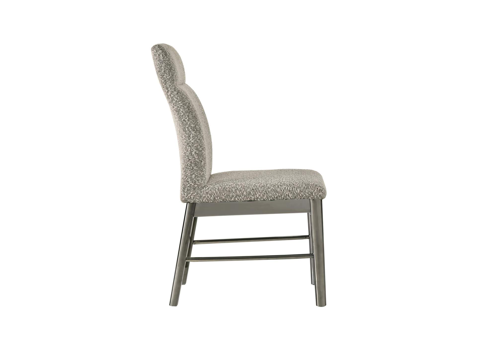 LENNOX UPHOLSTERED SIDE CHAIR - 2 PER CARTON - GRAY image 5