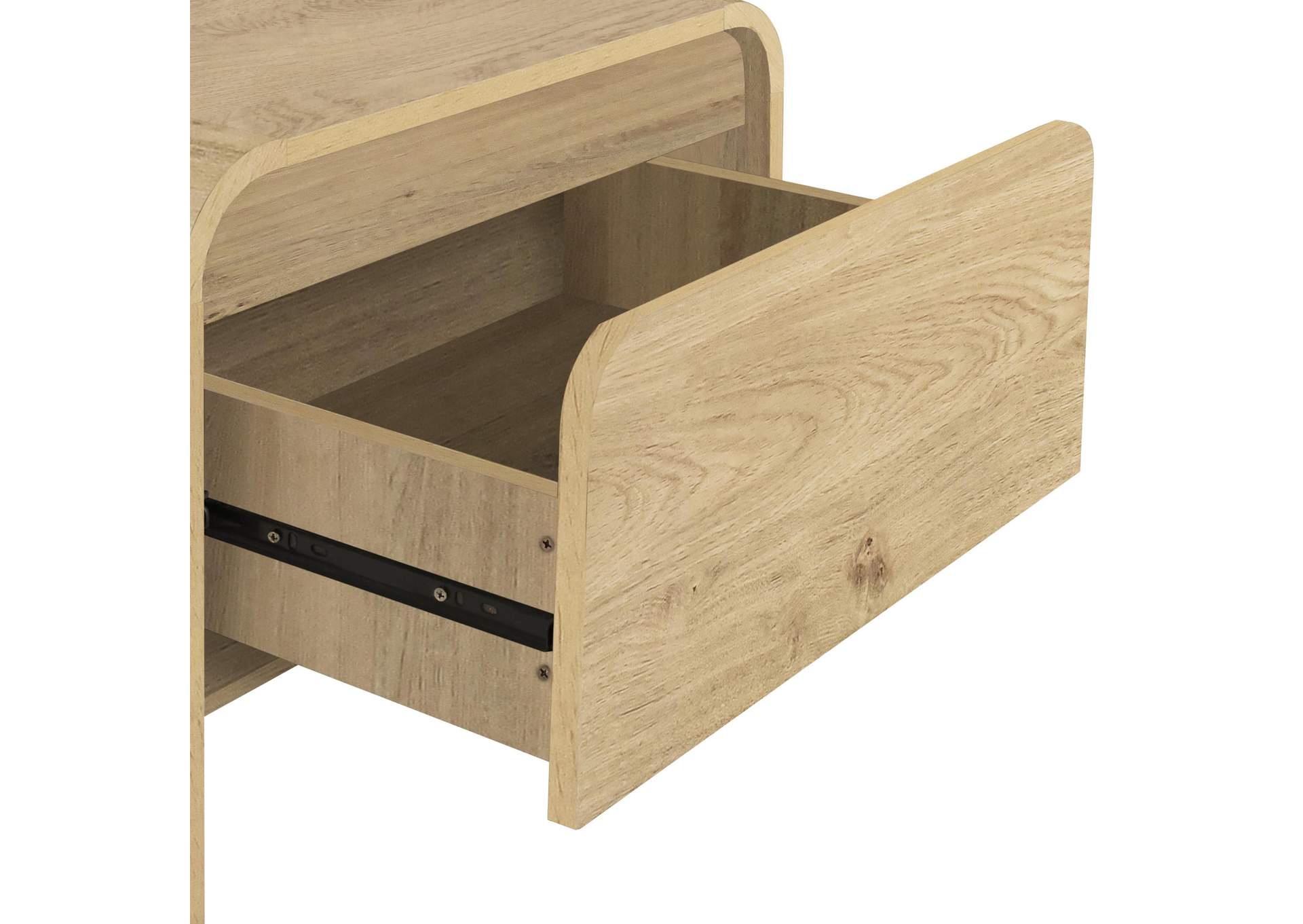 MARA ONE DRAWER END TABLE - BEDSIDE TABLE - NATURAL image 6