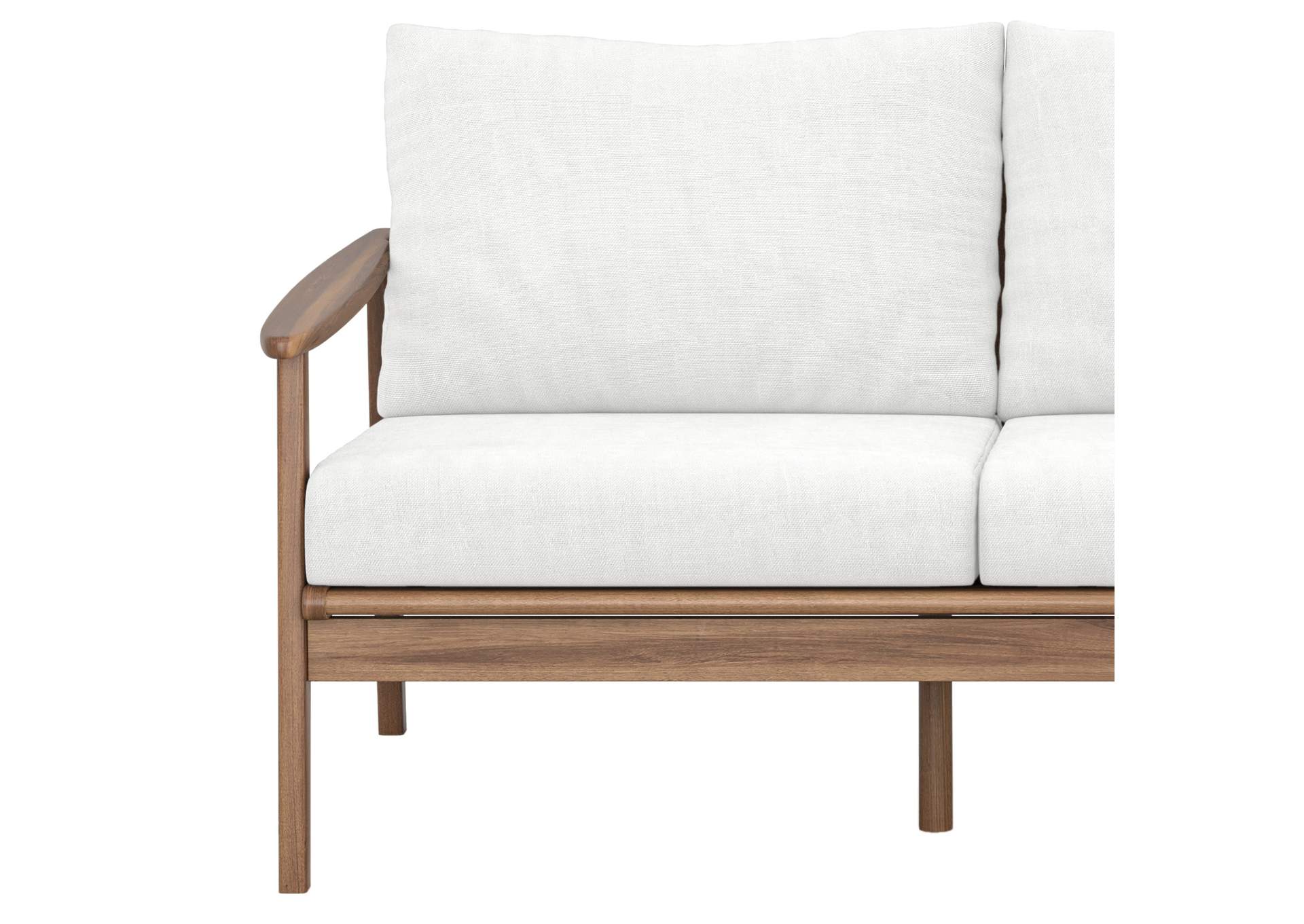 ASHTON OUTDOOR - 5 PIECE SET SET - SOFA, 2CHAIR, COFFEE AND END TABLE - NATURAL image 15