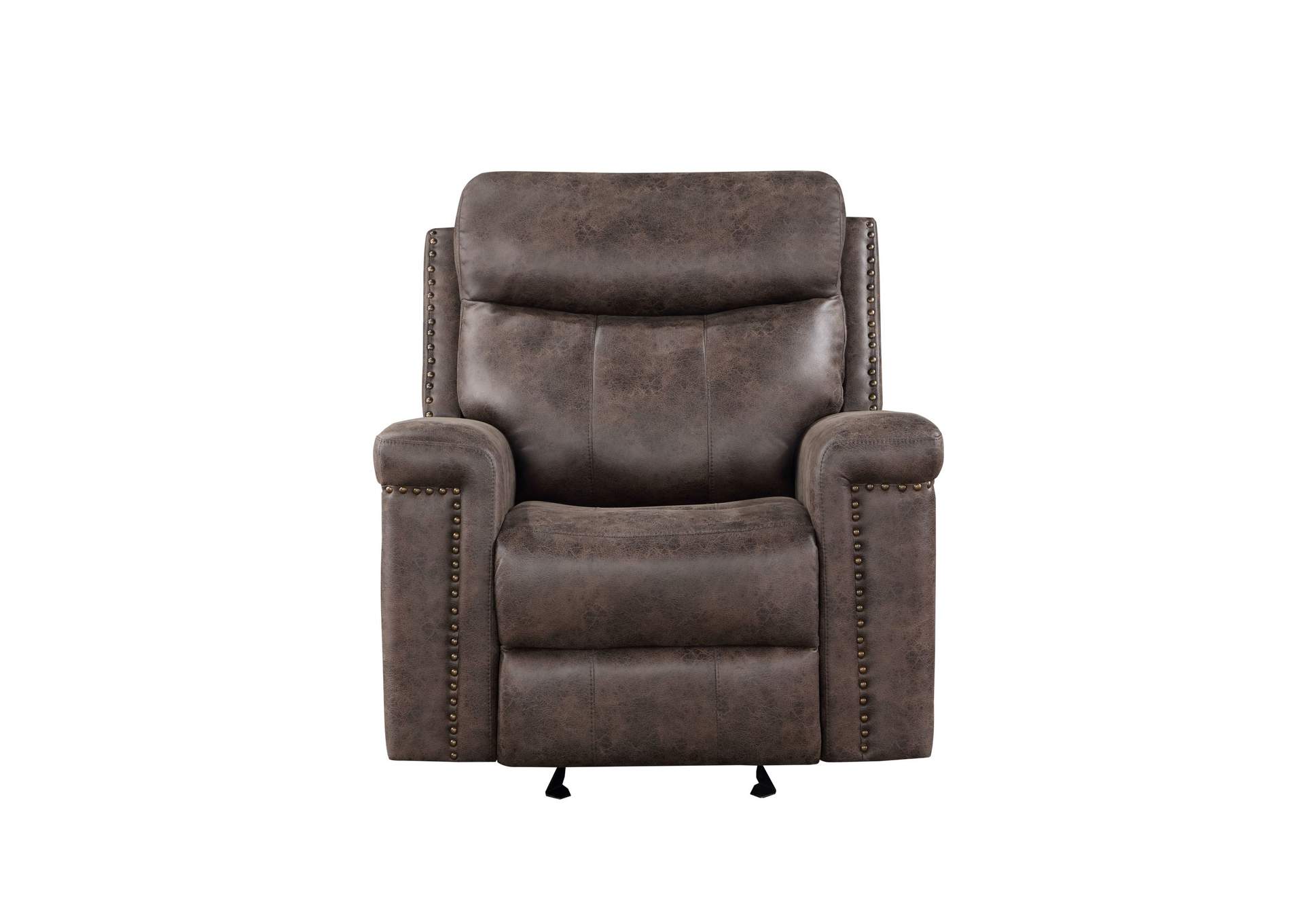 Quade Glider Recliner With Power Foot Rest - Mocha