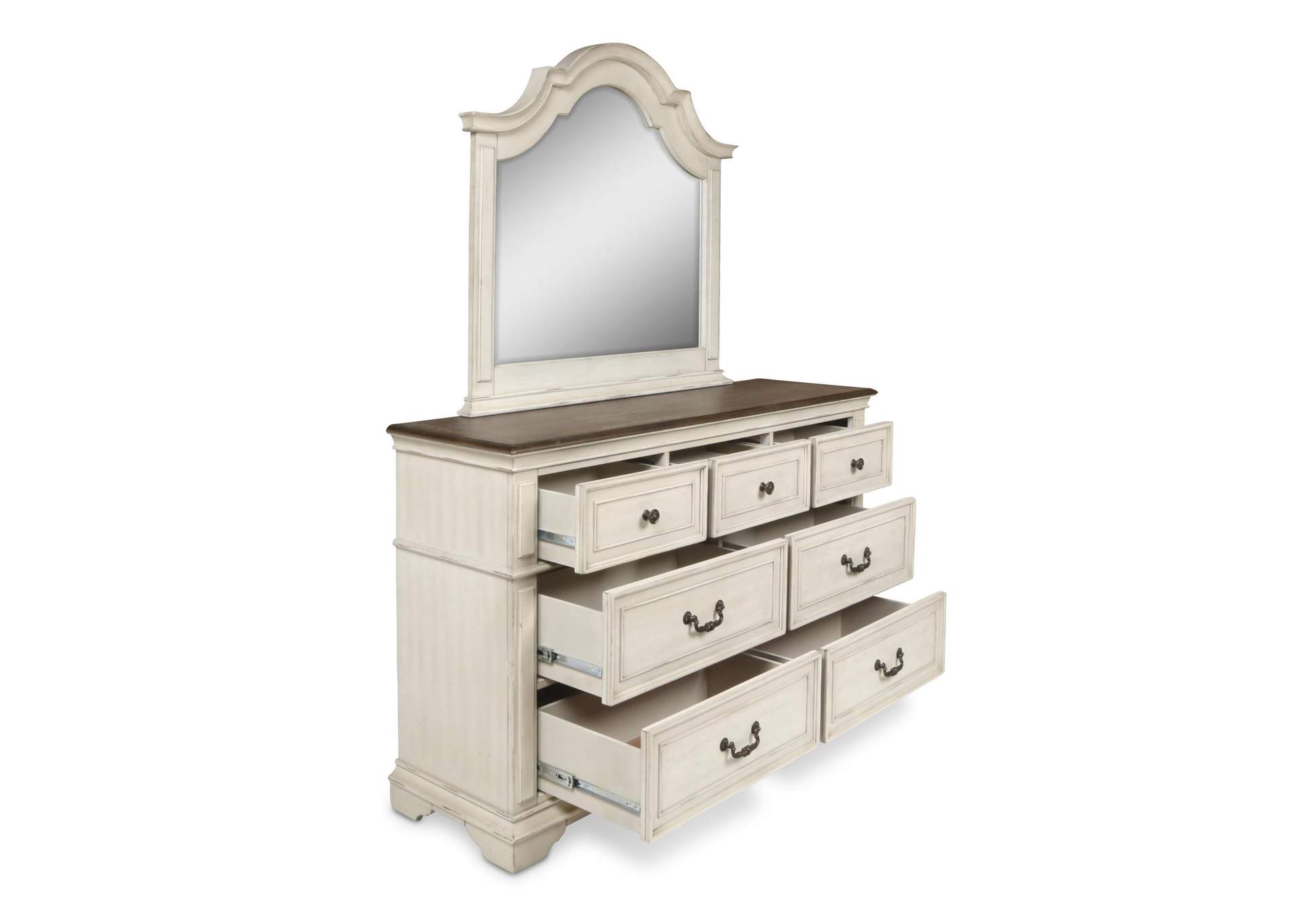 ANASTASIA MIRROR - ANT. - WHITE image 4