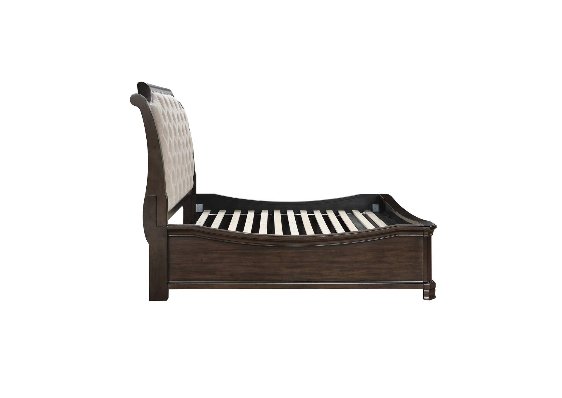 Lyndhurst - California King 5 Piece Set - Bed, Dresser, Mirror, Chest, Nightstand - Walnut