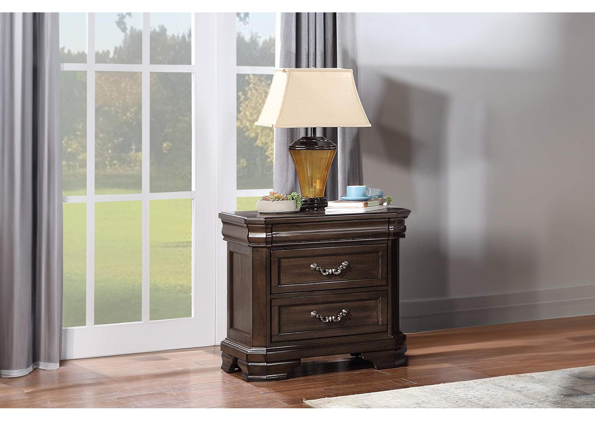 Lyndhurst Nightstand - Walnut