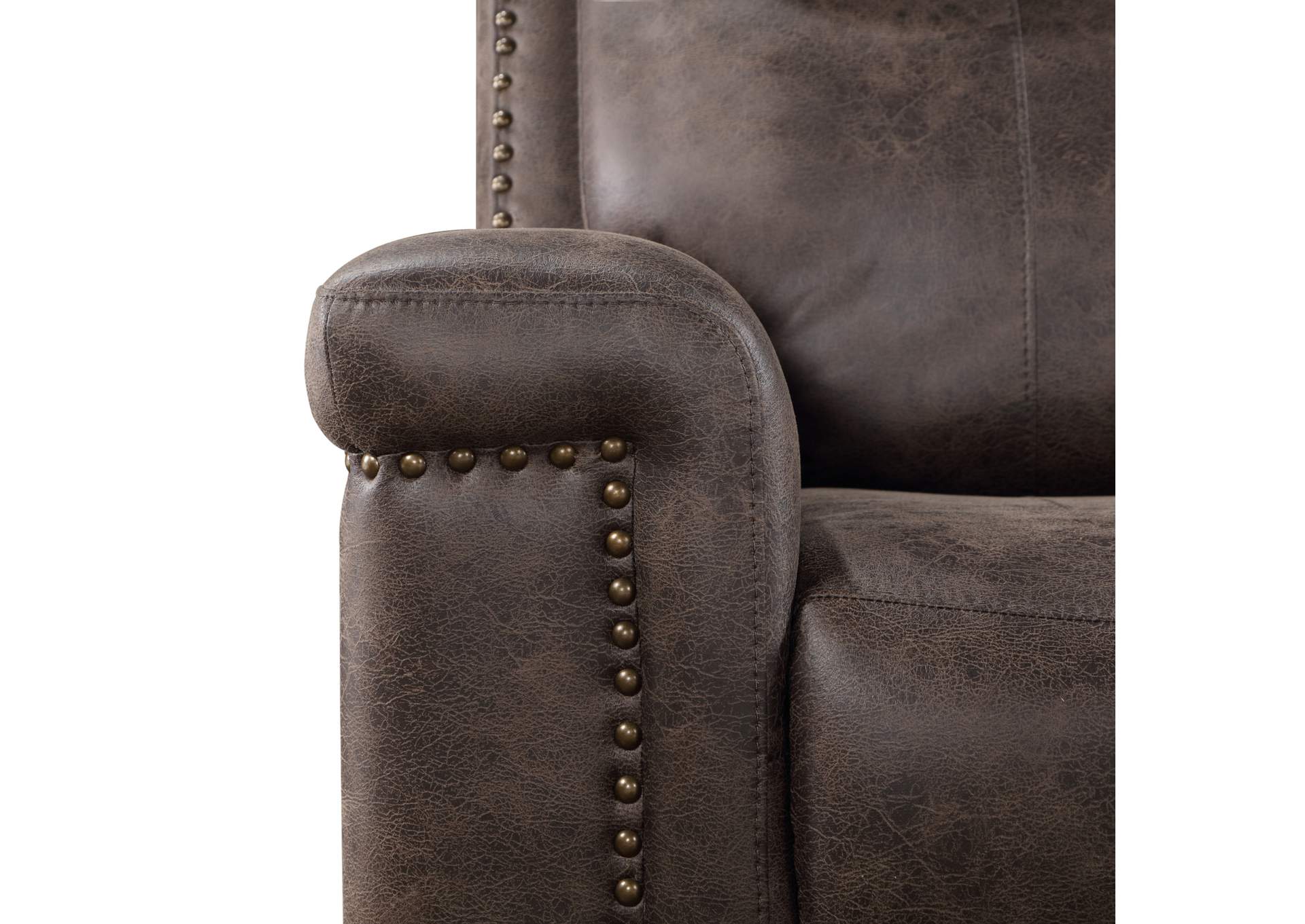 Quade Power Power 1 3 Piece - Sofa, Loveseat, Reclining - Mocha